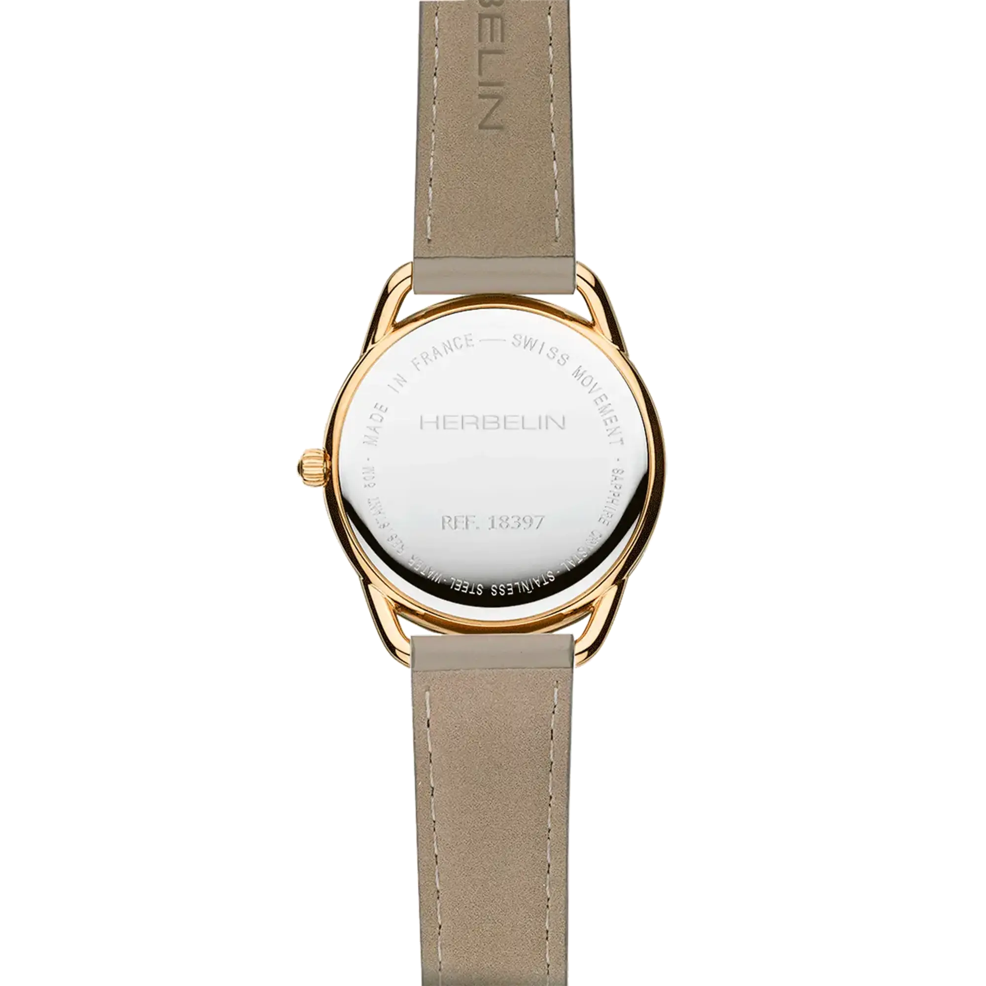 herbelin-quinoxe-femme-quartz-bo-tier-pvd-or-rose-cadran-nacre-bracelet-cuir-tau image 4
