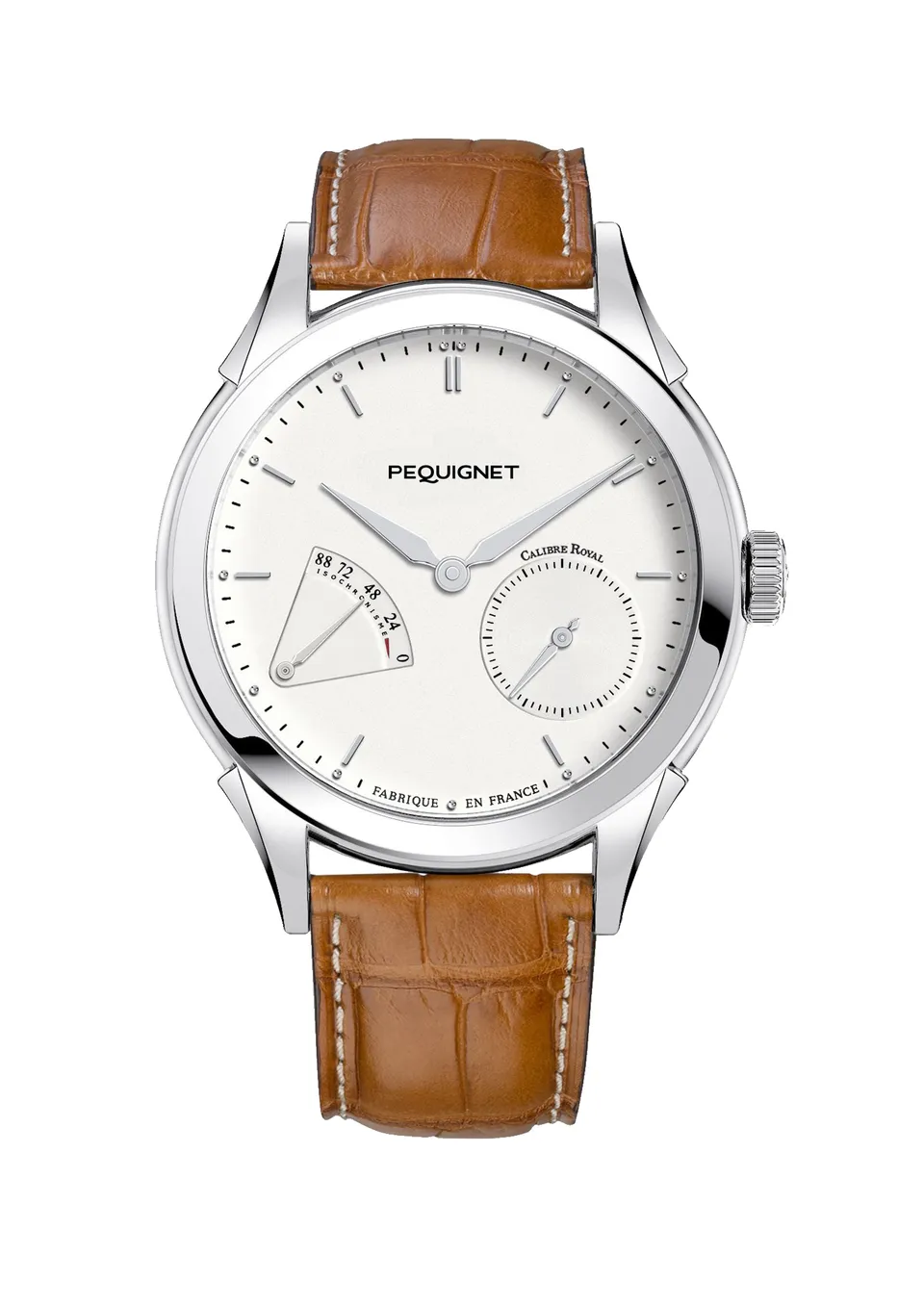 pequignet-royale-origine-montre-automatique-cadran-argent-opalin-calibre-royal image 1