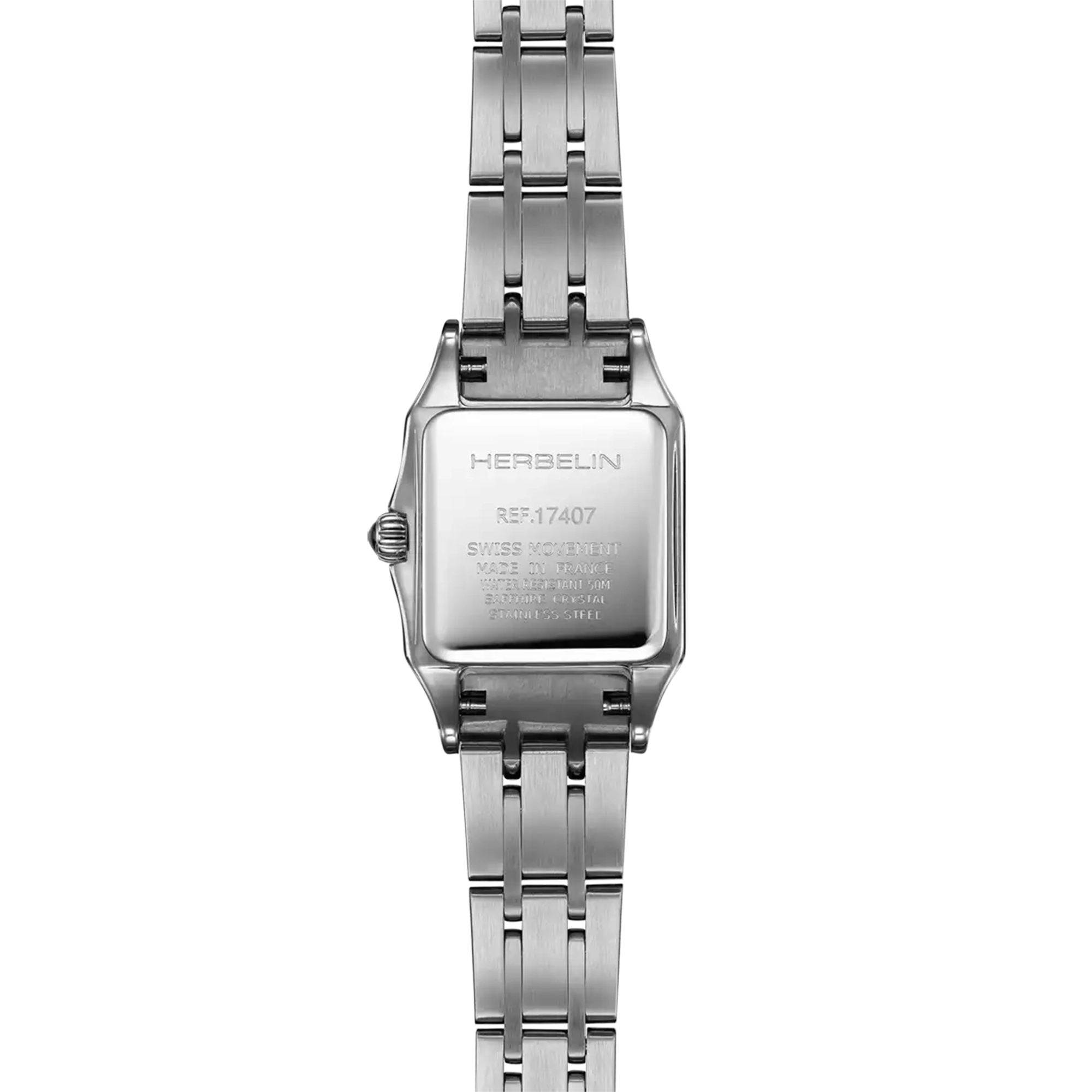 herbelin-luna-mini-quartz-montre-femme-acier-18-6-x-20-mm image 3