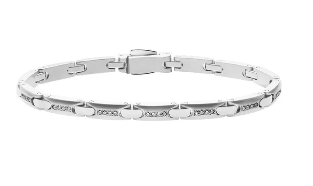pequignet-moorea-bracelet-bijou-acier-or-jaune-diamant-collection-l-gance image 1