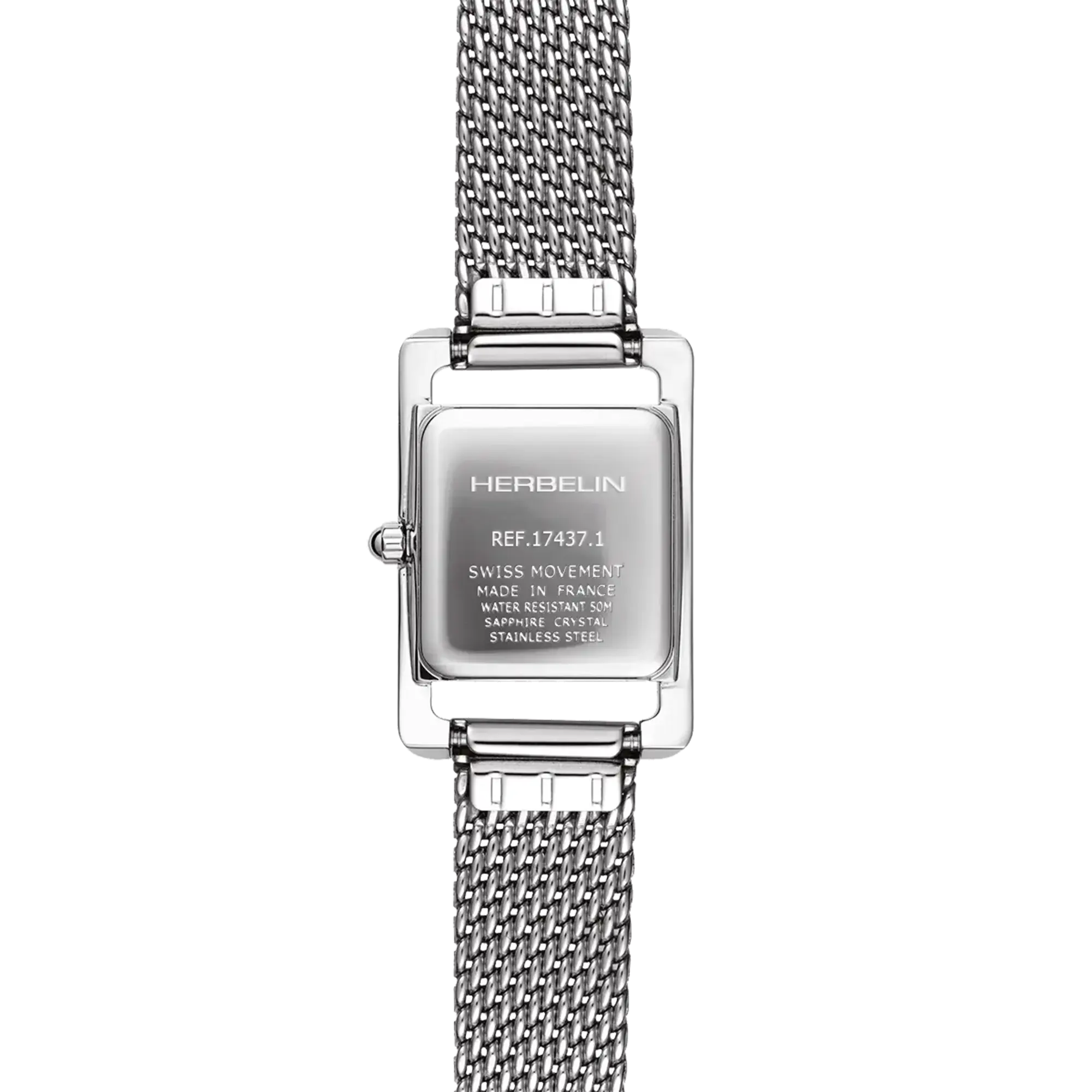 herbelin-ve-avenue-quartz-femme-nacre-acier-cuir-bleu image 4
