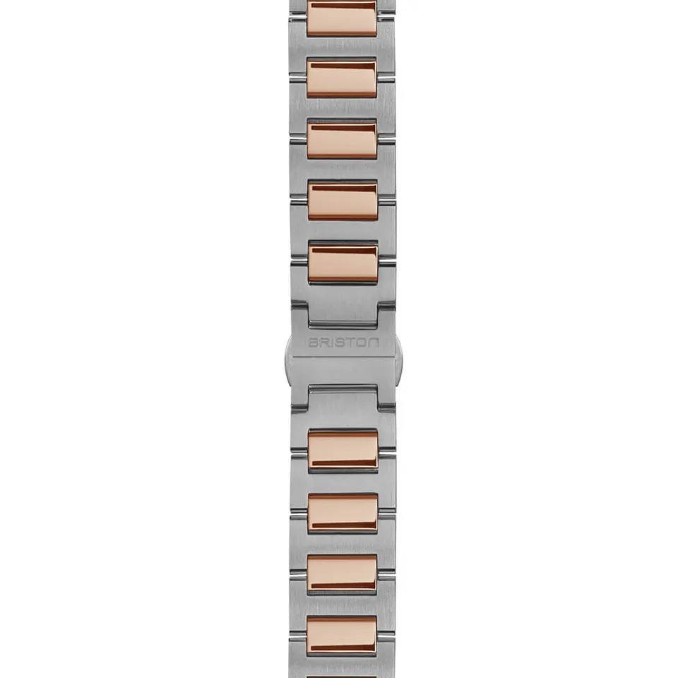 briston-bracelet-acier-kennedy-moyen-18-mm-bicolore-or-rose image 1