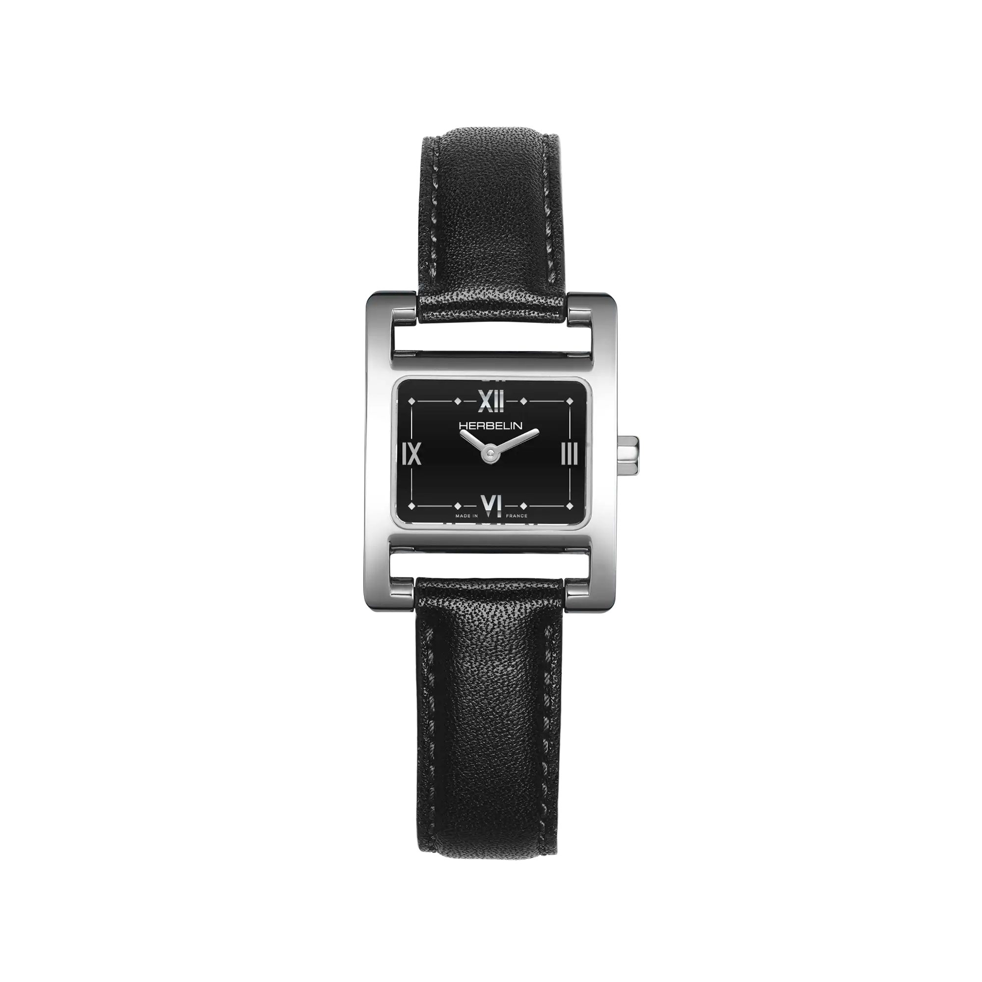 herbelin-ve-avenue-quartz-acier-cuir-noir-montre-femme-23-4x19-mm image 1