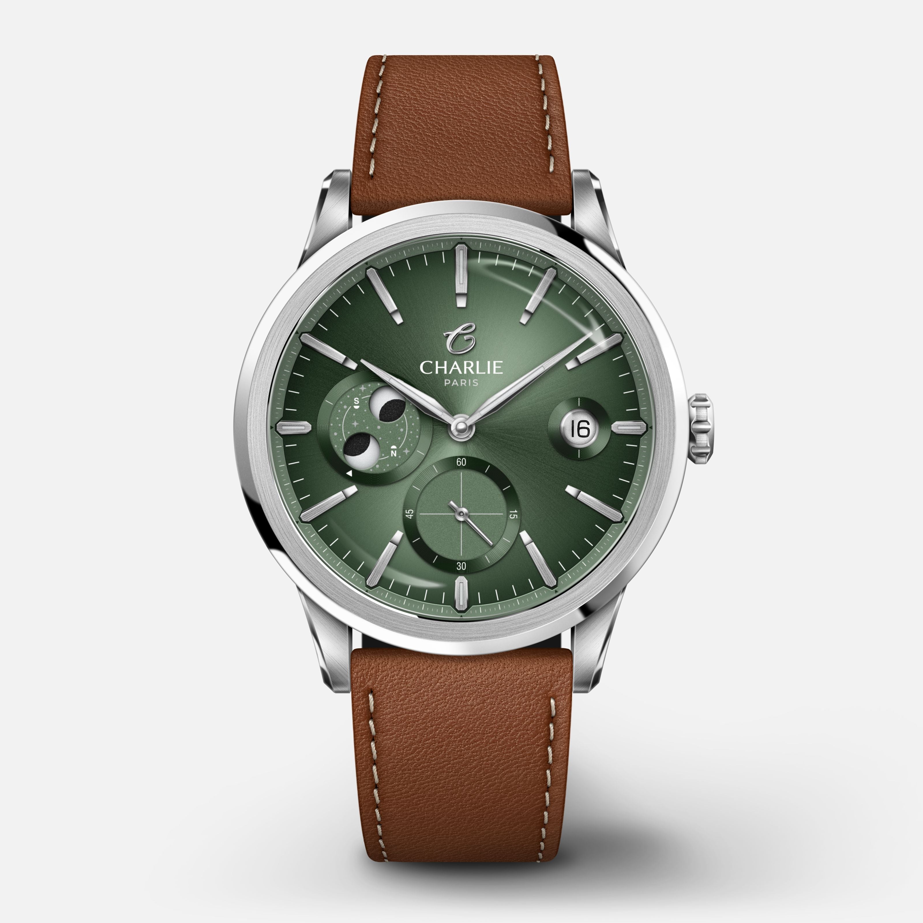 charlie-paris-alliance-phase-de-lune-sauge-montre-automatique-39mm image 8