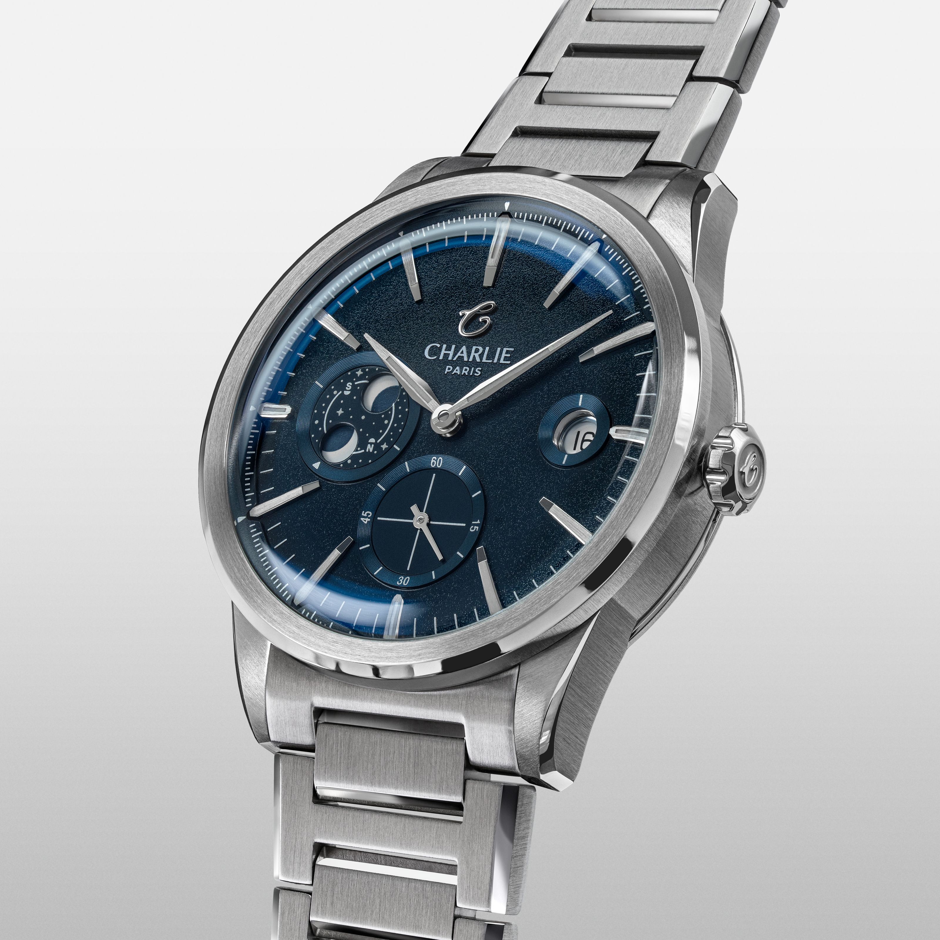 charlie-paris-alliance-phase-de-lune-bleu-montre-automatique-39mm-soprod-c105 image 4