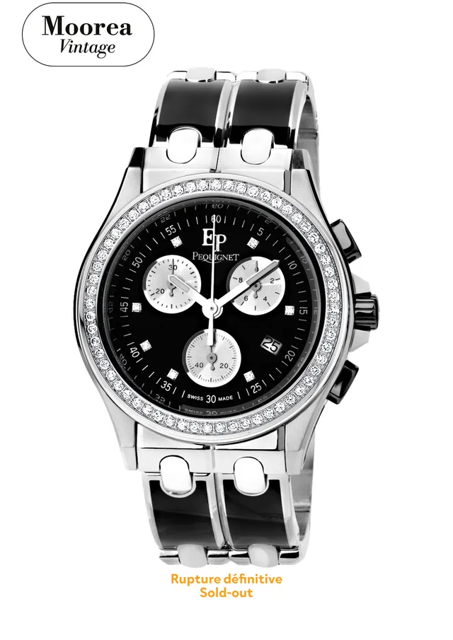 pequignet-moorea-vintage-triomphe-chrono-quartz-38-mm-femme image 1