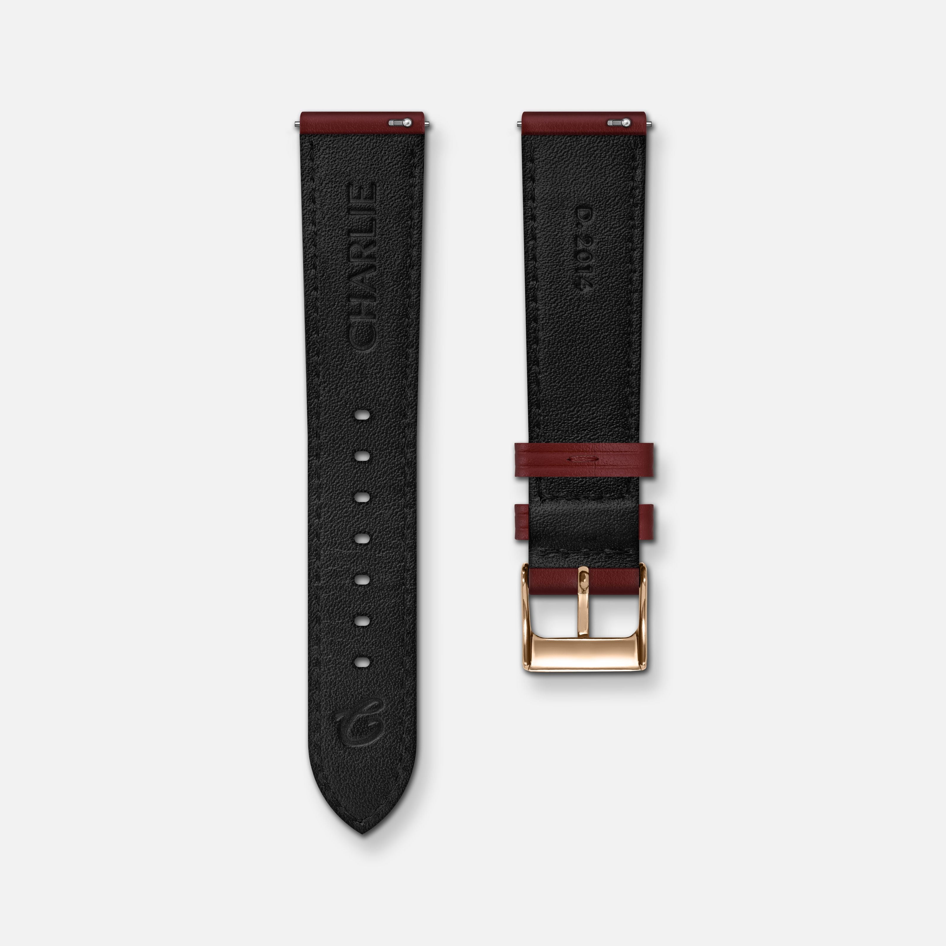 charlie-paris-bracelet-montre-cuir-lisse-bordeaux-18mm image 7