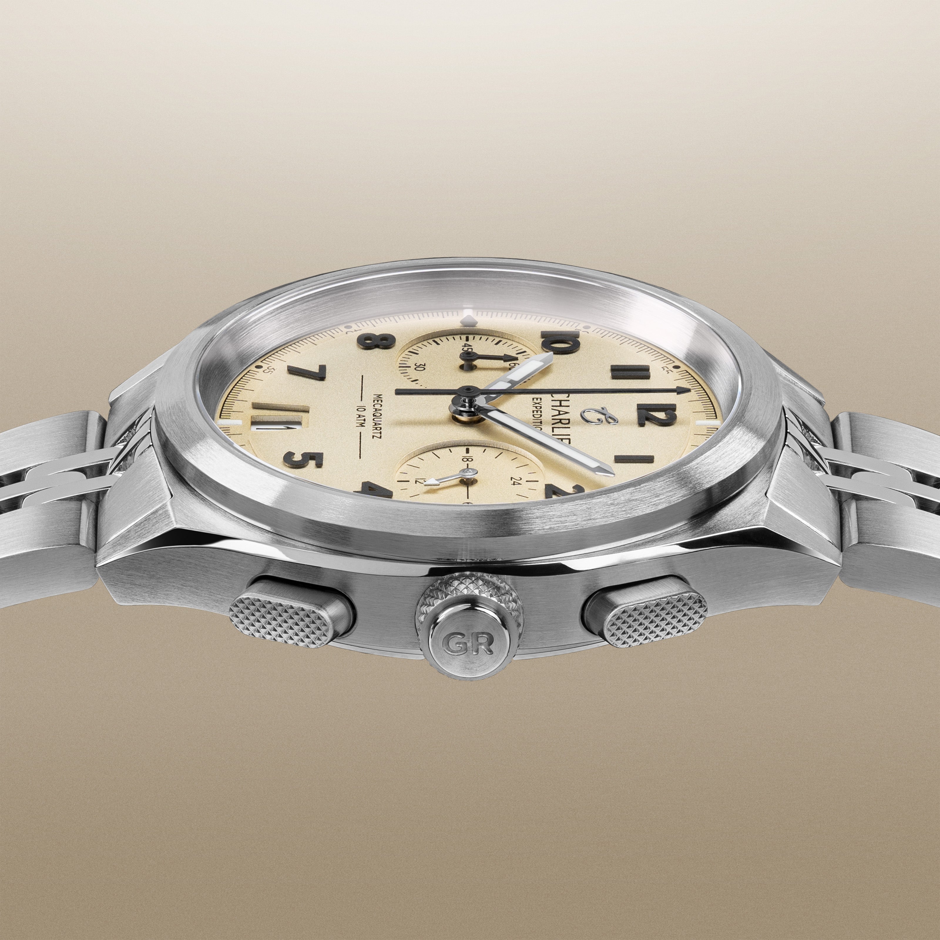 charlie-paris-gr-chronographe-montre-homme-39mm-cadran-beige image 7