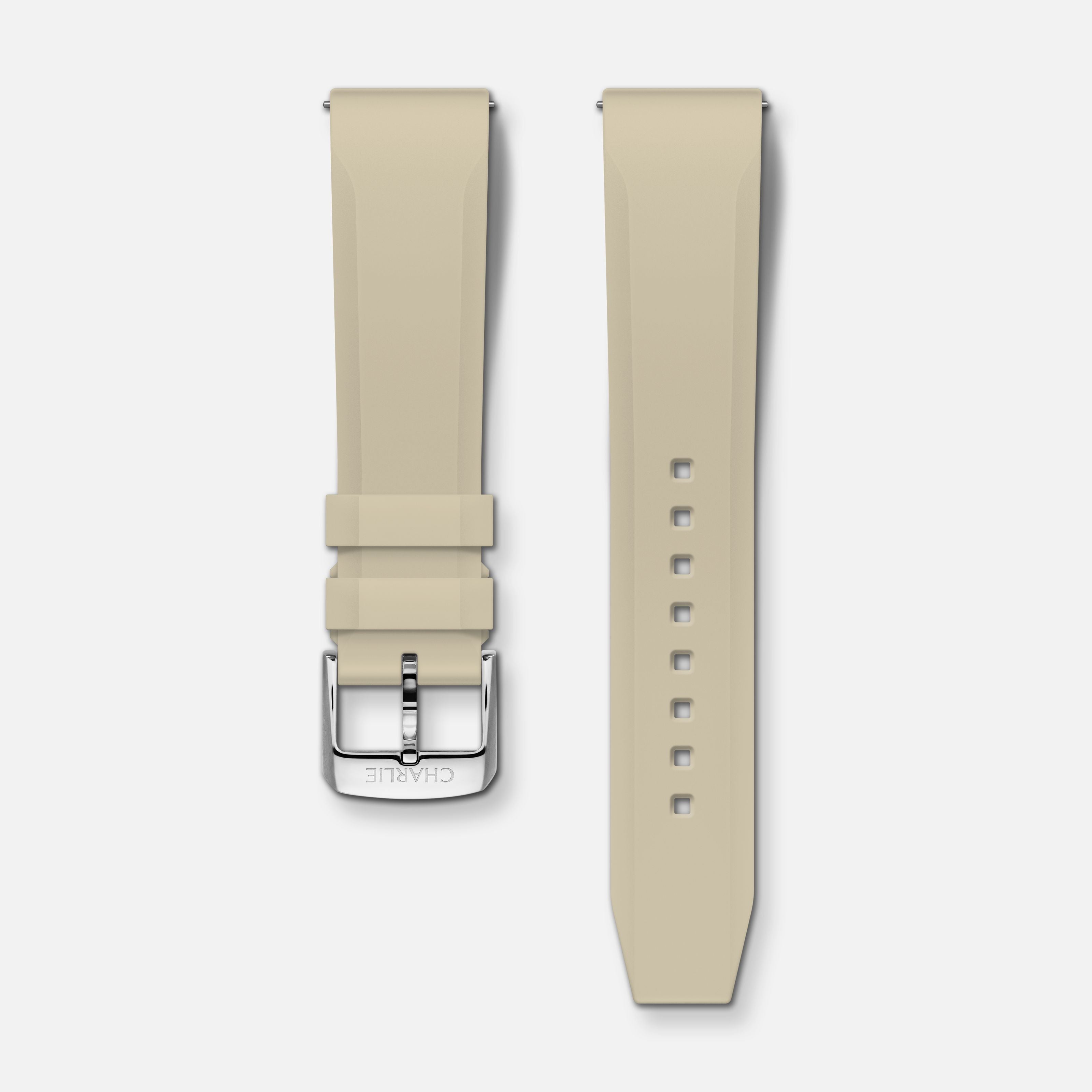 charlie-paris-bracelet-caoutchouc-nbr-20mm-sable image 1