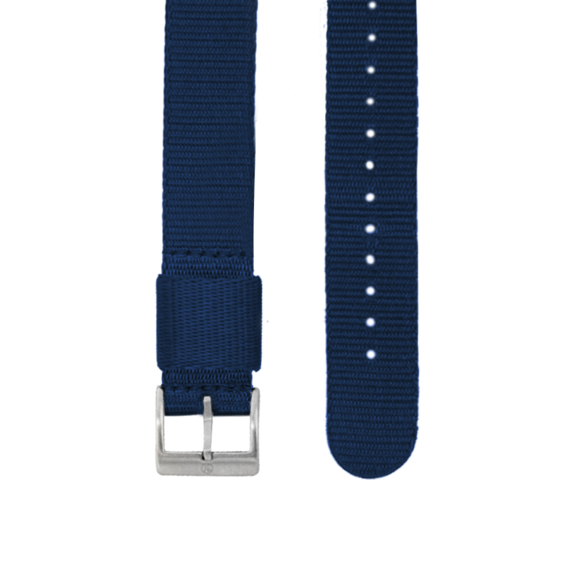 yema-bracelet-nato-nylon-bleu-ardillon-accessoire-montre image 1