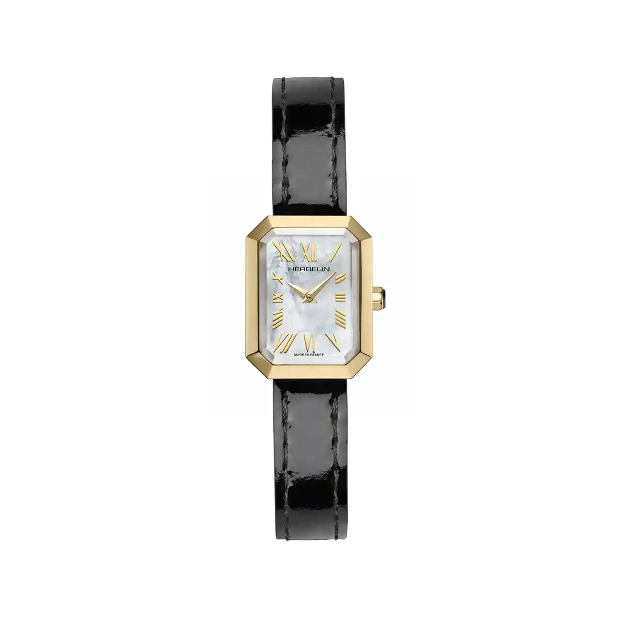 herbelin-octog-ne-quartz-femme-pvd-or-jaune-nacre-blanche image 1