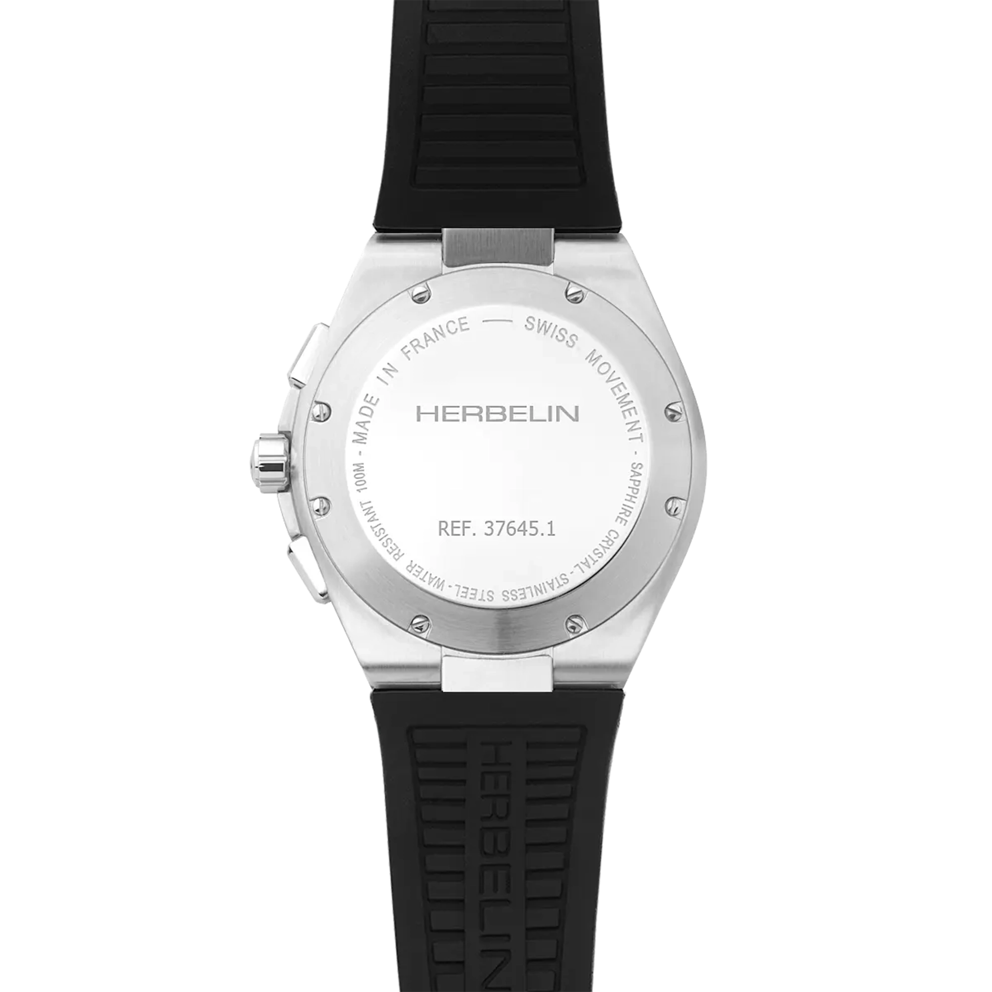 herbelin-cap-camarat-chronographe-quartz-noir-et-bleu-fkm image 4