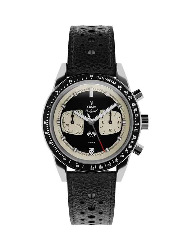 yema-rallygraf-meca-quartz-reverse-panda-chronographe image 1