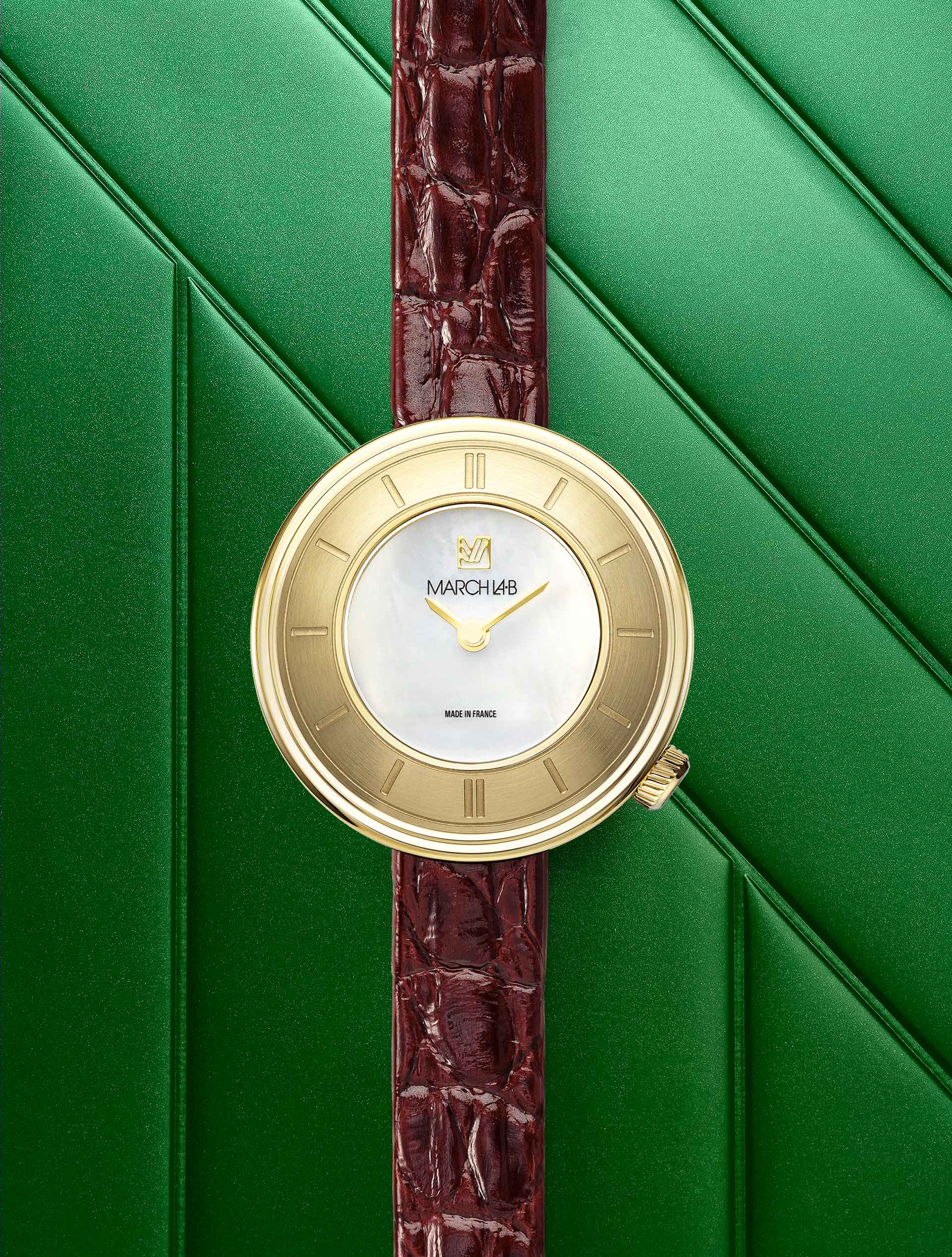 march-la-b-lady-volante-montre-nacre-disco-volante-femme image 1