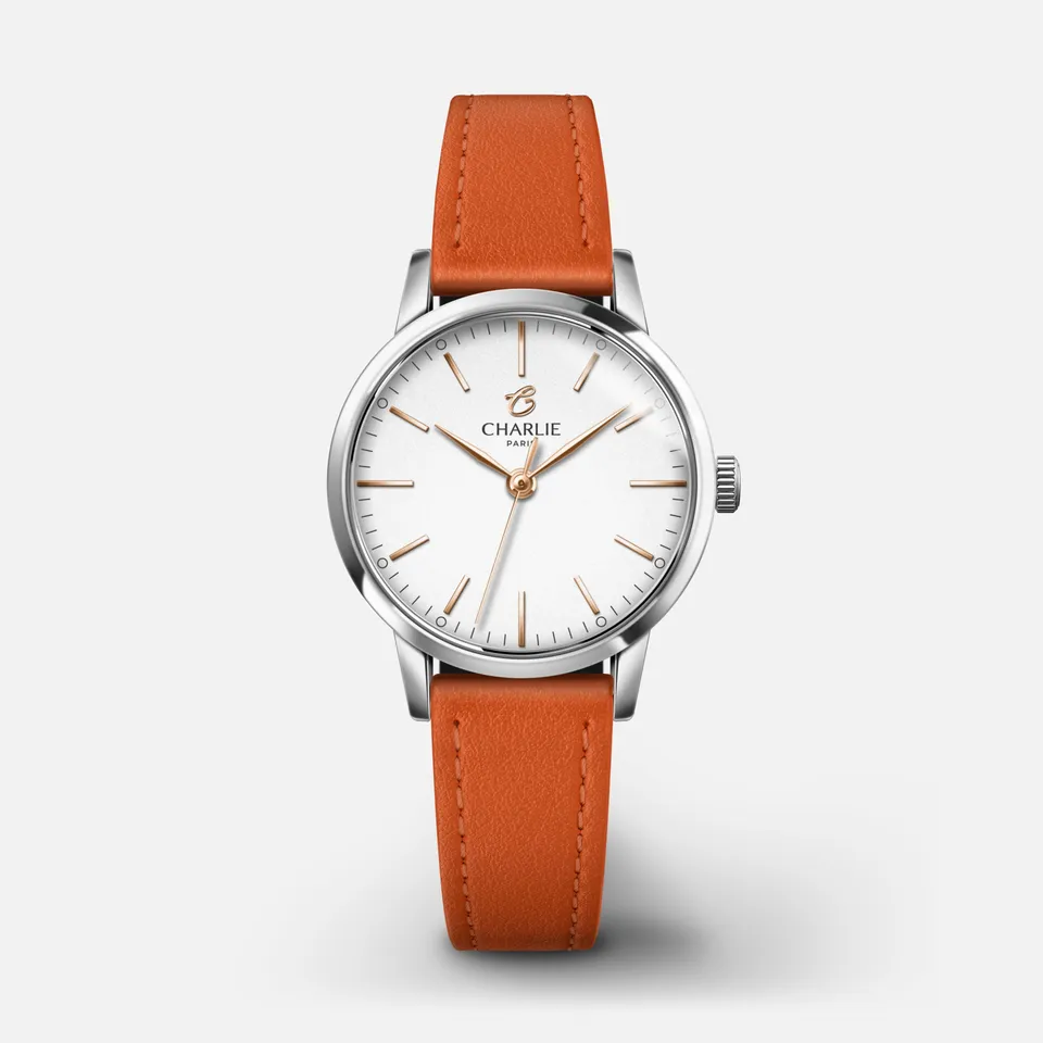 charlie-paris-sully-acier-montre-femme-quartz-30-mm-cadran-clair image 1