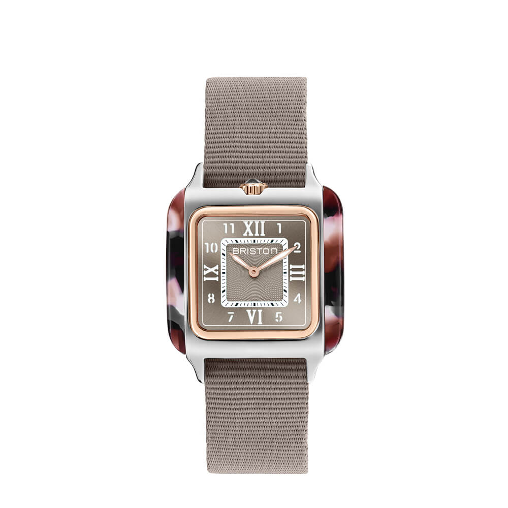 briston-streamliner-kennedy-spring-hm-30mm-rose-gold-taupe image 1