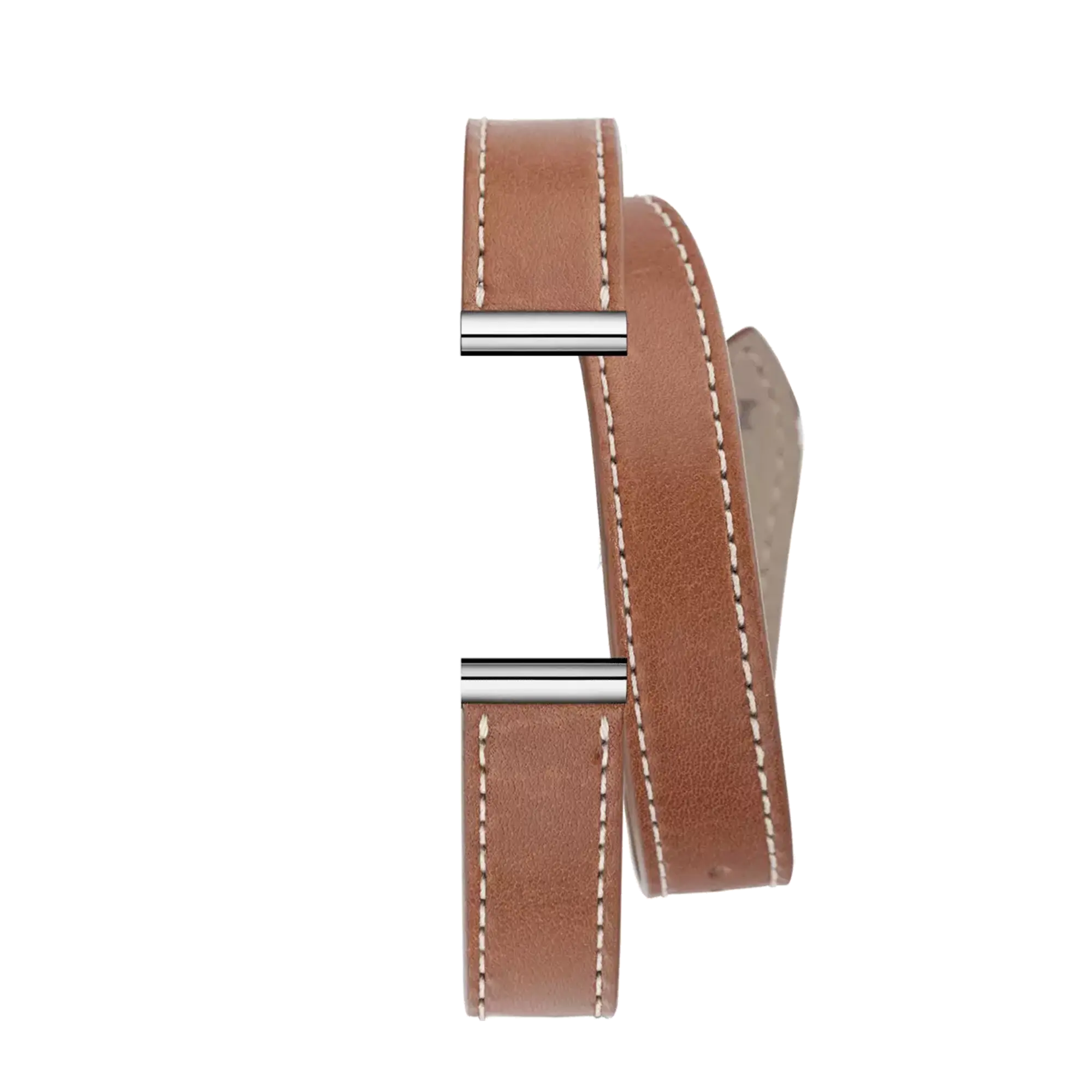 herbelin-antar-s-bracelet-double-camel-cuir image 1