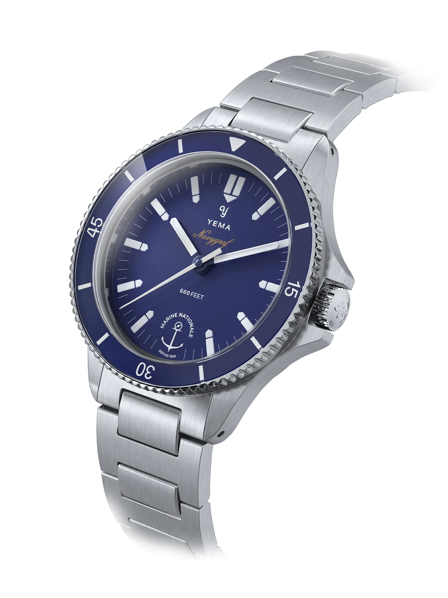 yema-navygraf-marine-nationale-quartz-montre-marine-comm-morative image 2