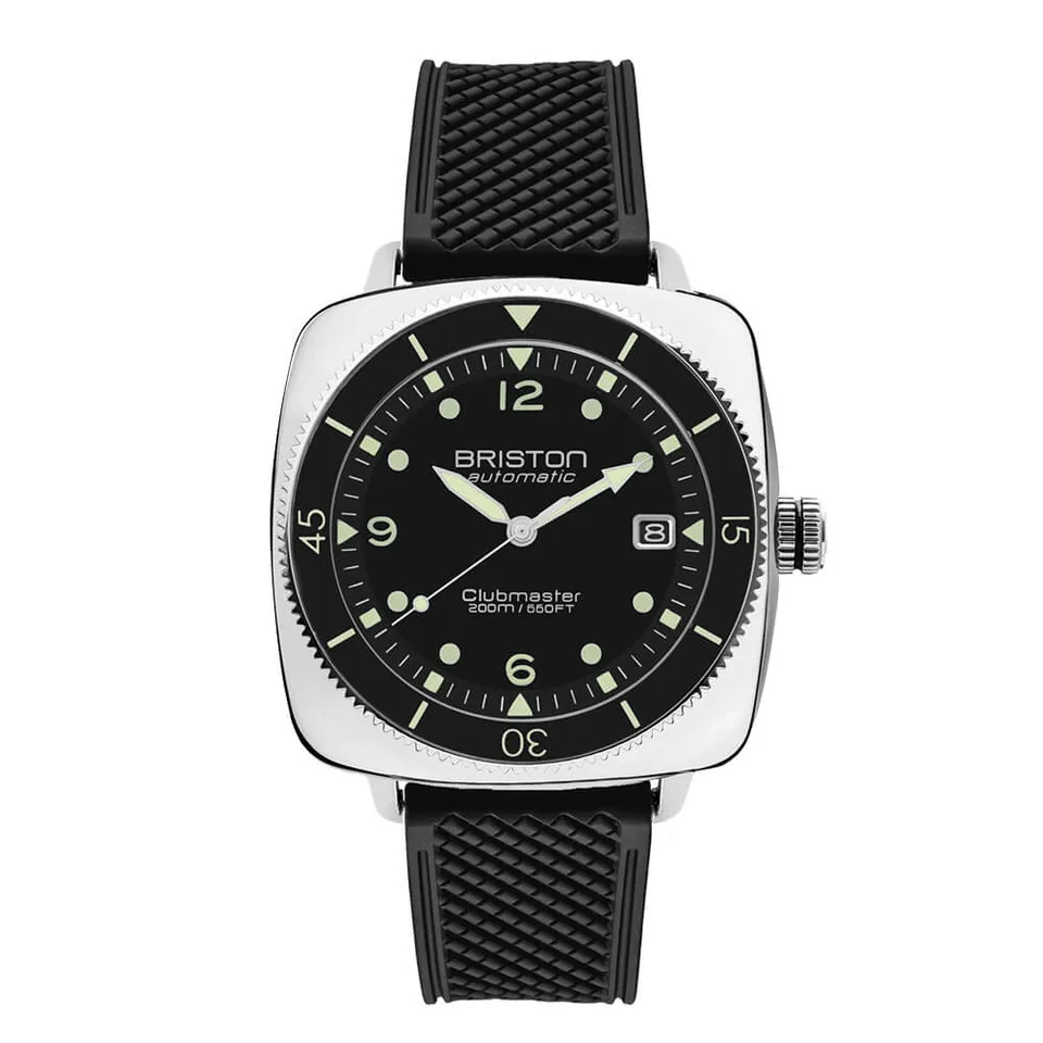briston-clubmaster-legend-diver-40-mm-automatique-acier-noir-fkm image 1