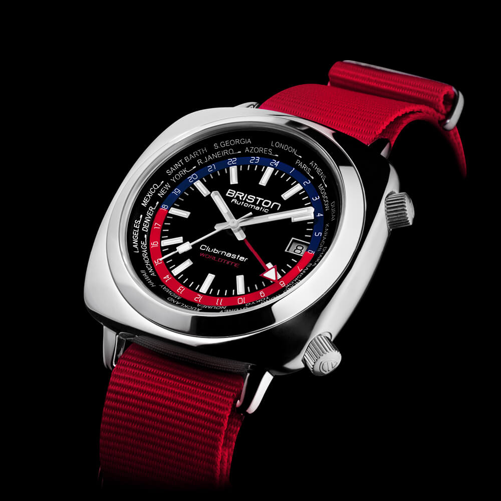 briston-clubmaster-traveler-worldtime-montre-automatique-gmt-42-mm-acier-rouge image 4