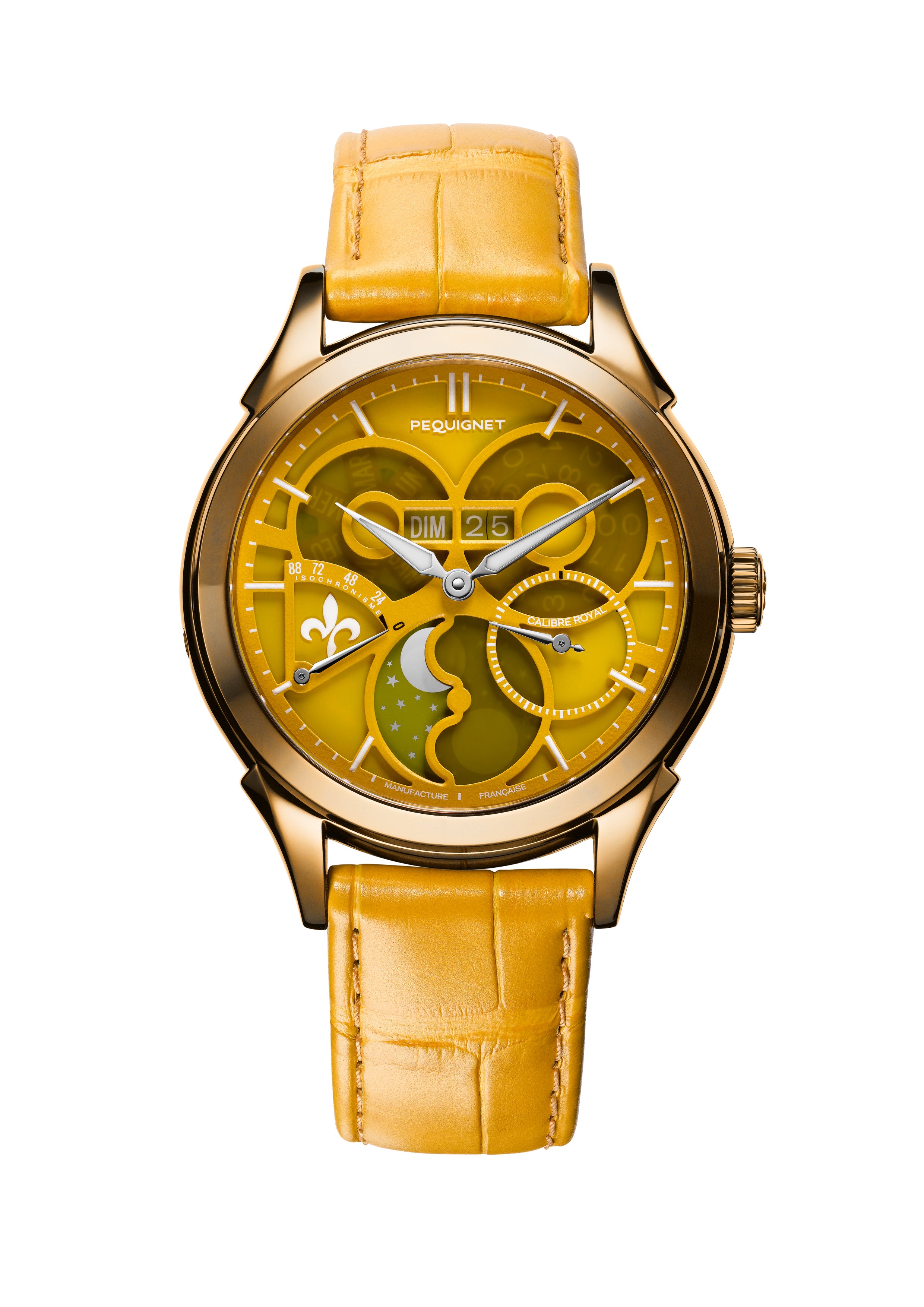 pequignet-royale-saphir-jaune-ambre-s-rie-limit-e-montre-calibre-royal image 1