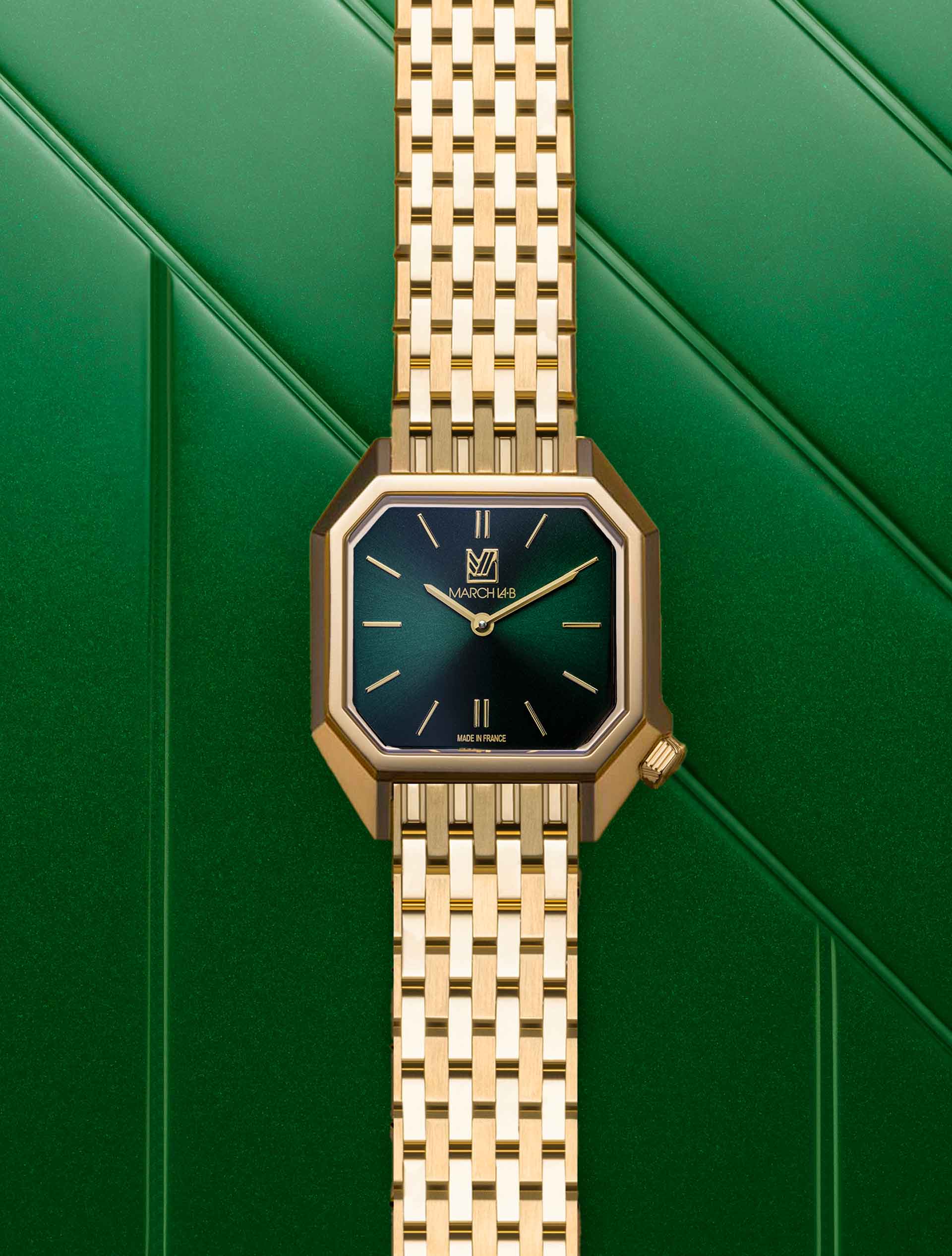 march-la-b-lady-mansart-emerald-26-mm-montre-fran-aise-octogonale image 2