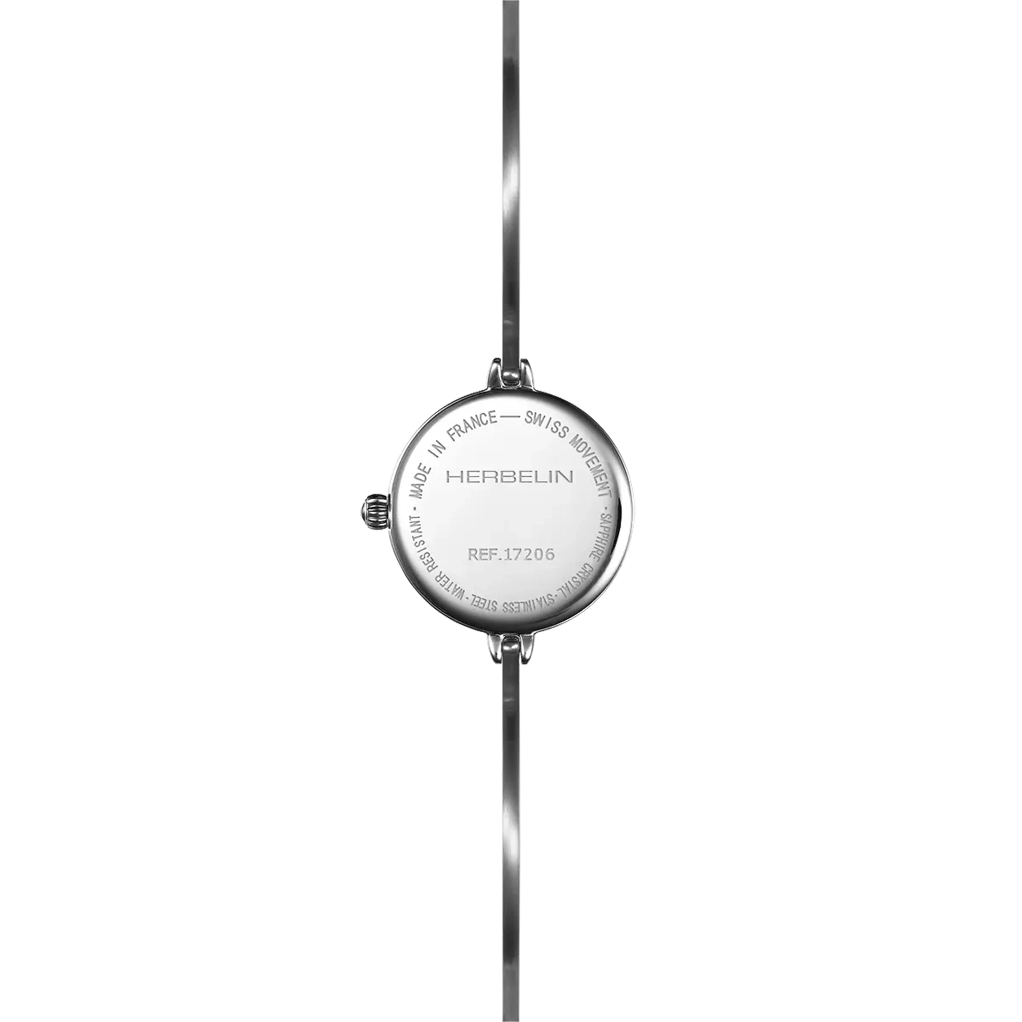 herbelin-fil-quartz-femme-ronde-acier-nacre-blanche image 4