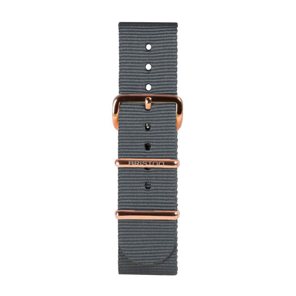 briston-bracelet-type-nato-20-mm-gris-nylon-interchangeable image 3