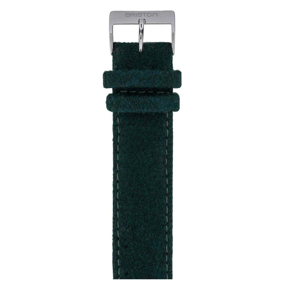 briston-bracelet-flanelle-20-mm-vert-anglais image 1