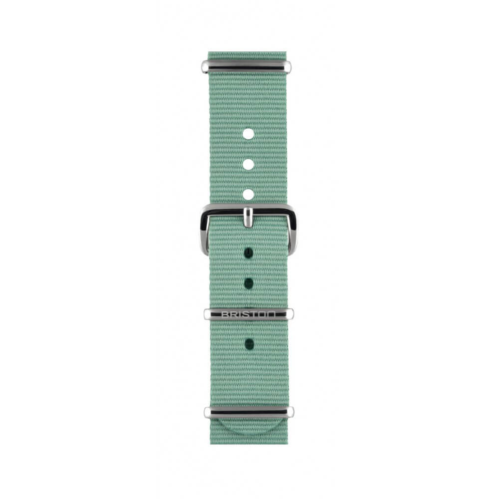 briston-bracelet-type-nato-vert-d-eau-18-mm-nylon image 1