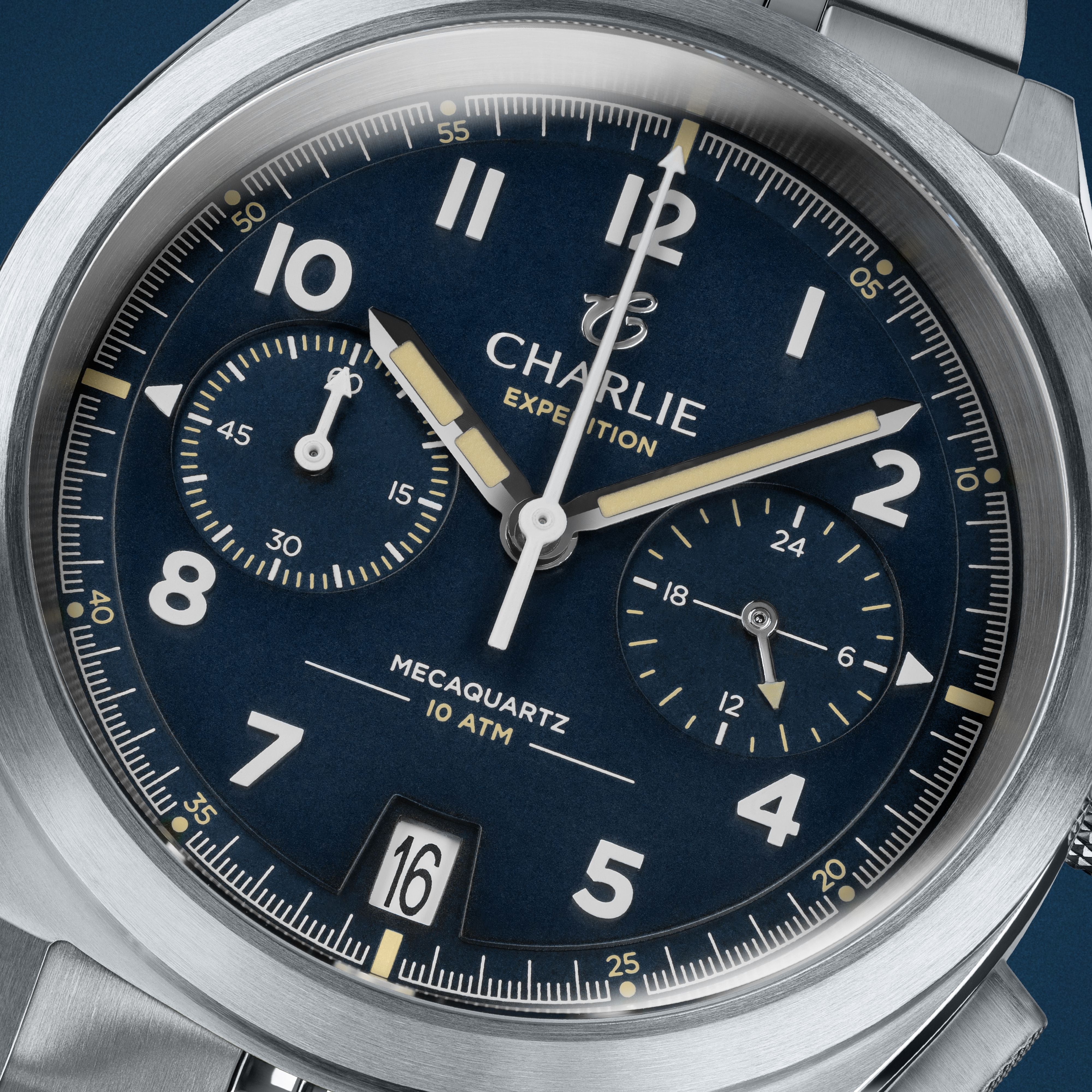 charlie-paris-gr-chronographe-montre-homme-39mm-cadran-bleu image 2