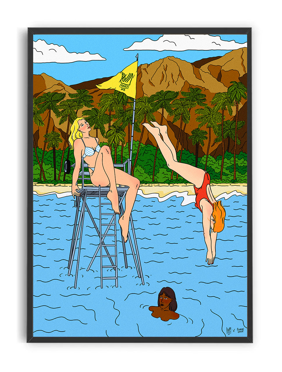 march-la-b-affiche-mirador-santa-barbara-illustration-romane-louise image 1