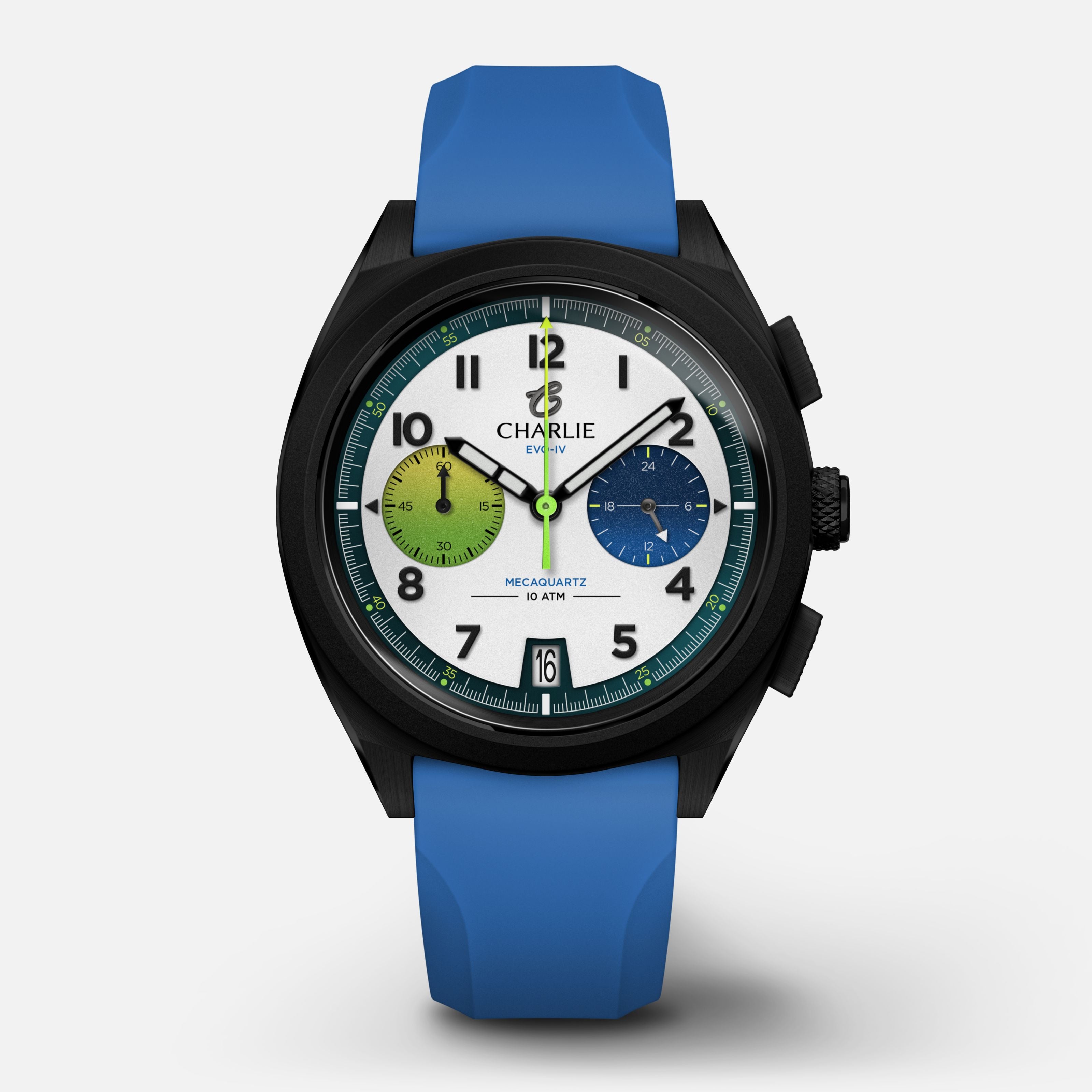 charlie-paris-grx-chronographe-evo-iv-montre-sport-homme-39mm-pvd-noir-cadran-bl image 8