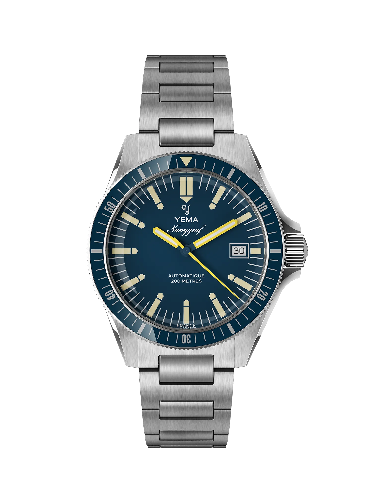 yema-navygraf-heritage-montre-de-plong-e-vintage-date-sellita-sw200 image 1