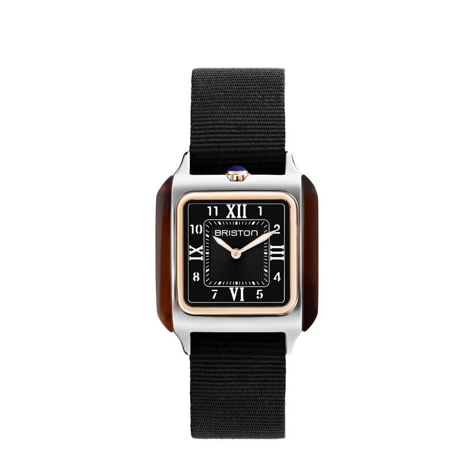 briston-streamliner-kennedy-hm-30-mm-rose-gold-noir-quartz image 1