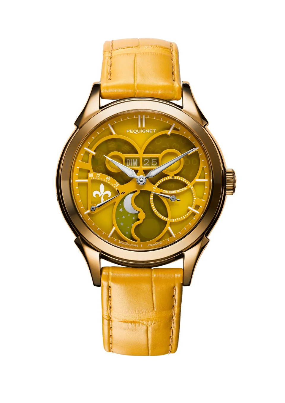 pequignet-royale-saphir-jaune-ambre-s-rie-limit-e-montre-calibre-royal image 1