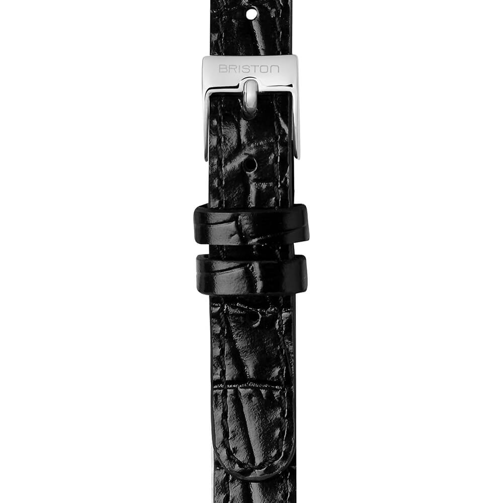 briston-bracelet-cuir-luxury-2-brins-12-mm-noir-clubmaster-lady image 2