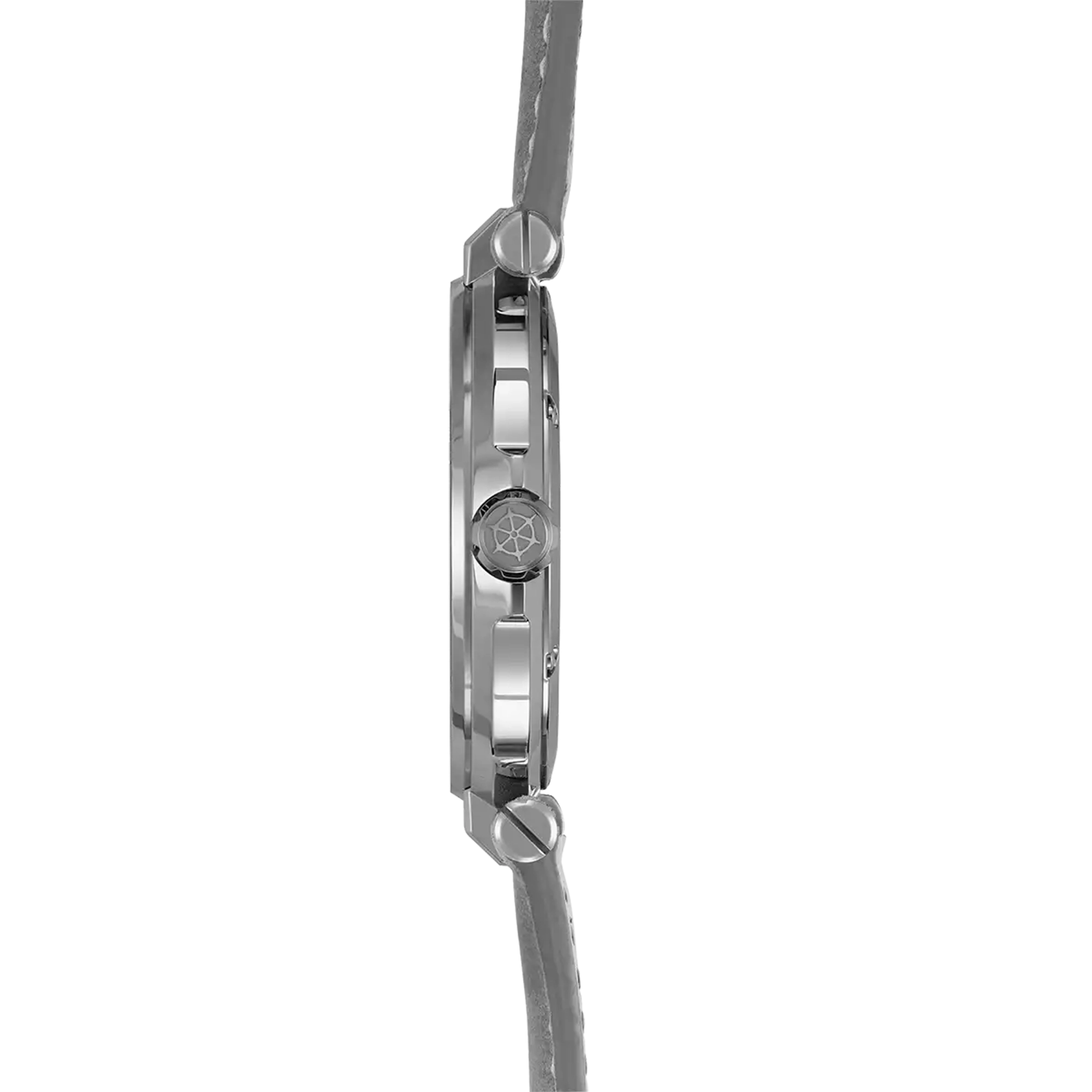 herbelin-newport-quartz-gris-cuir-gris-montre-homme-acier image 3