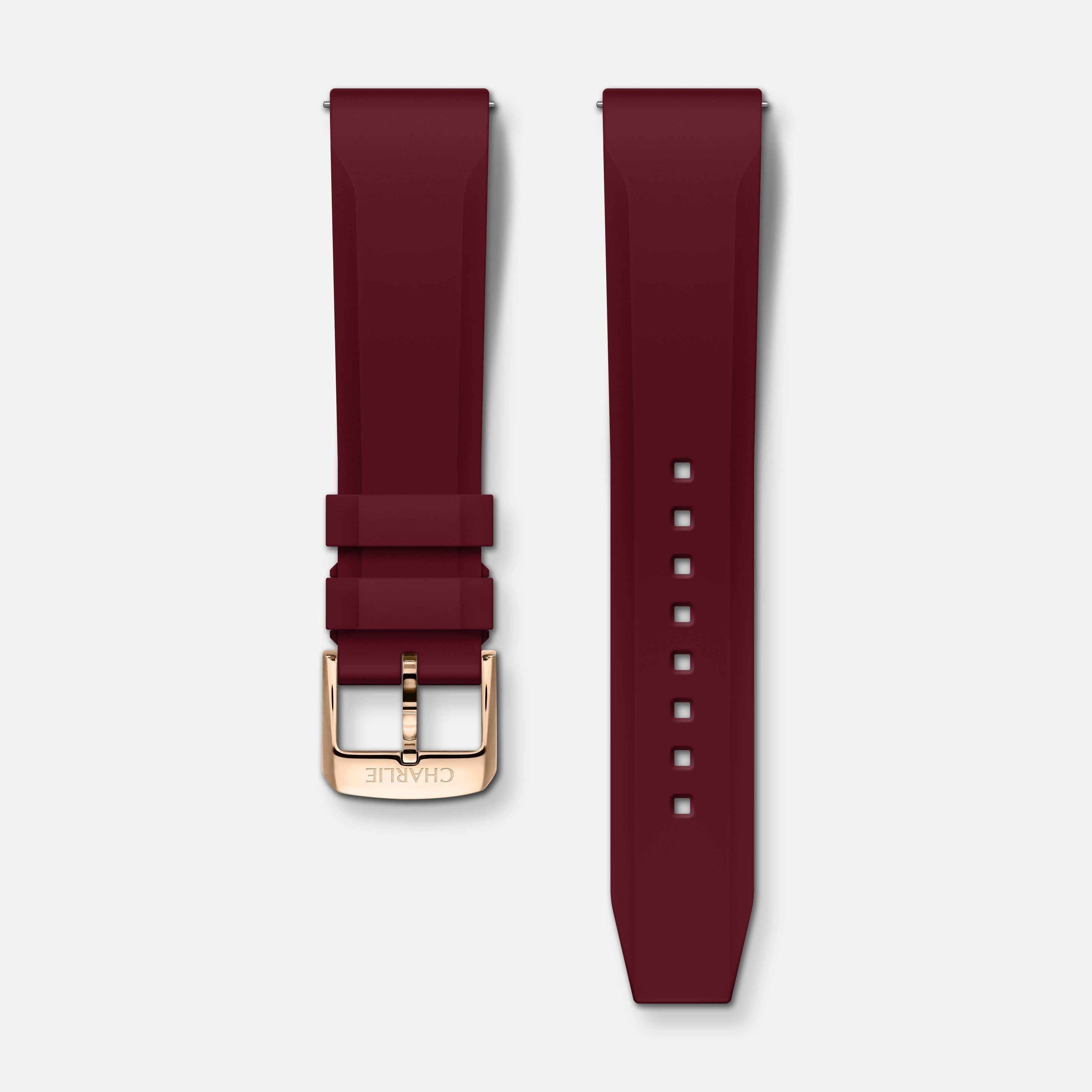 charlie-paris-bracelet-caoutchouc-bordeaux-nbr-20mm image 5