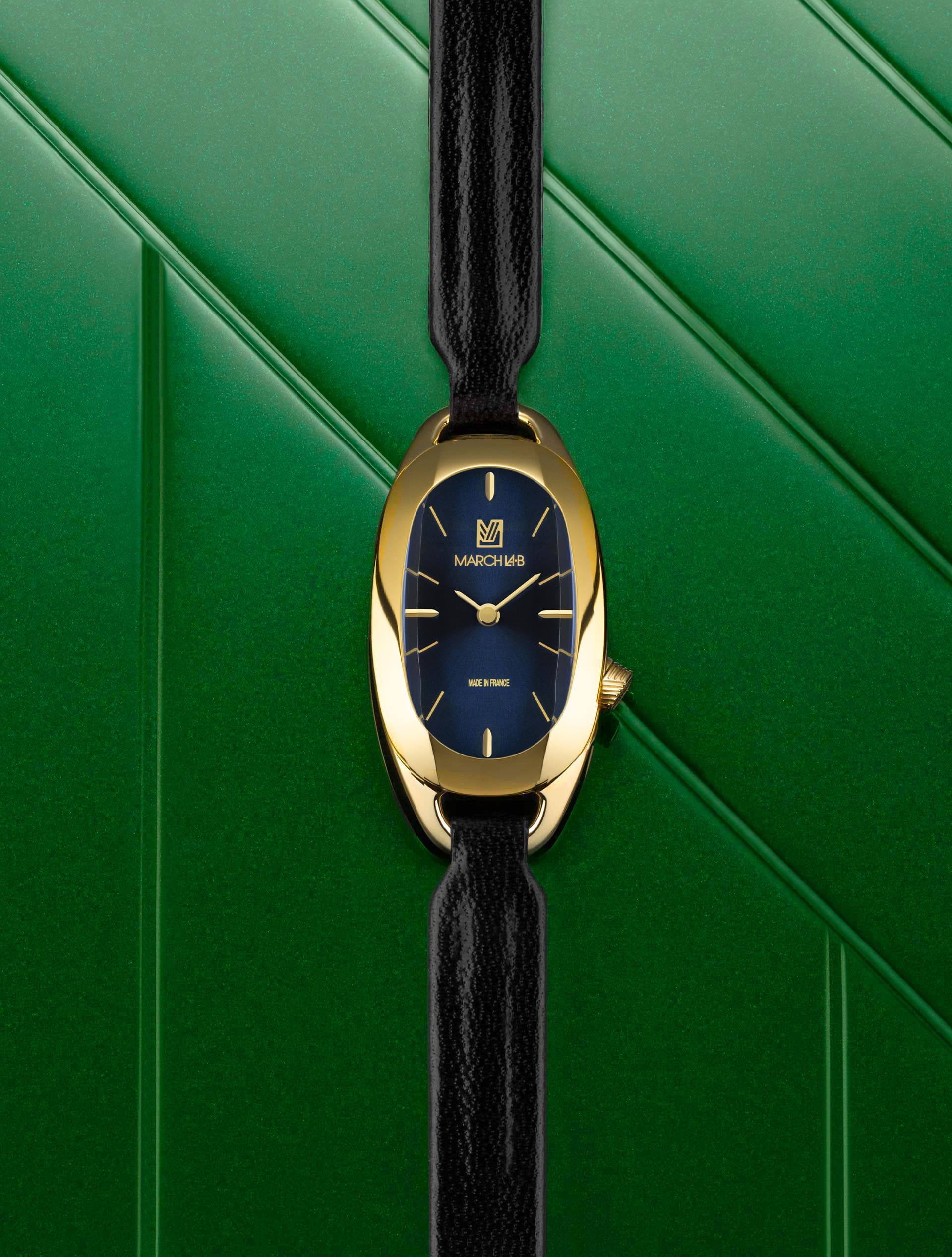 march-la-b-oblongue-amiral-montre-femme-ovale-20-mm-bijou image 4