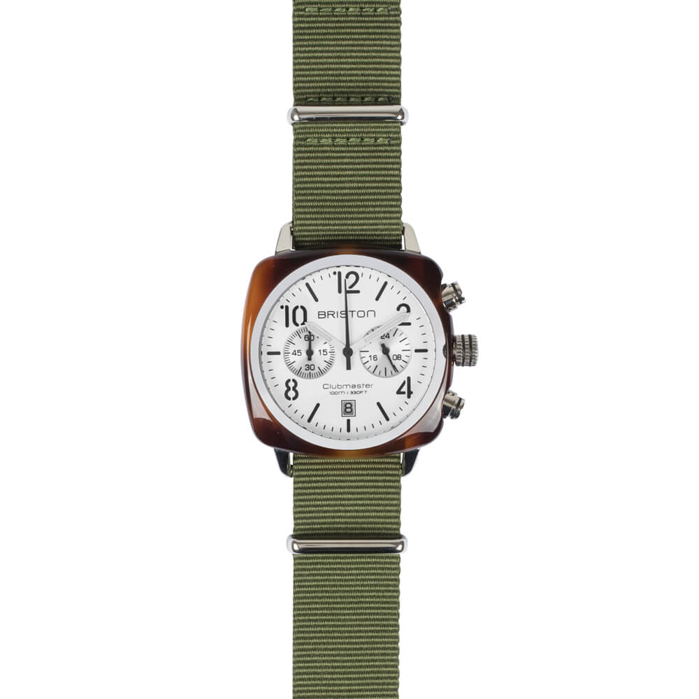 briston-clubmaster-classic-montre-chronographe-quartz-40-mm-blanc image 3