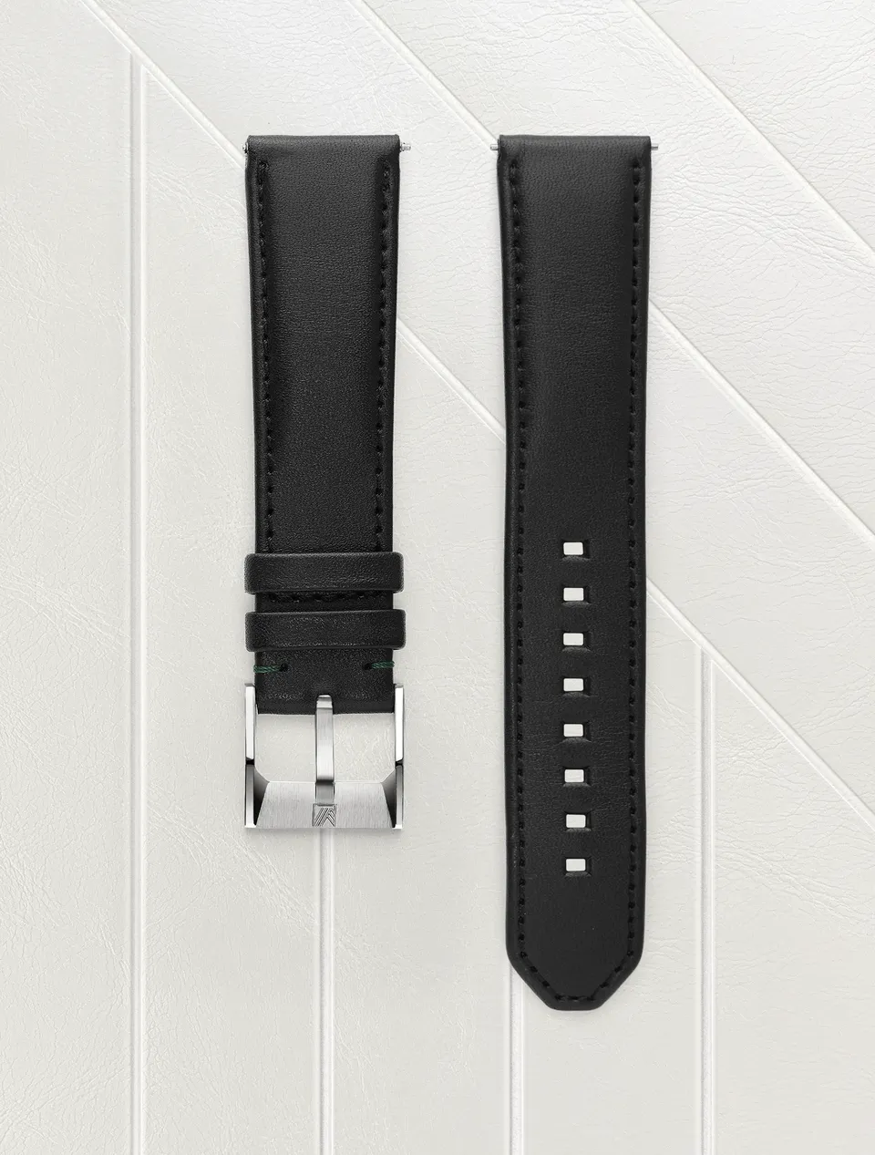 march-la-b-bracelet-collet-v-g-tal-noir-20mm-interchangeable image 1