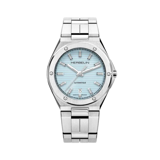 herbelin-cap-camarat-automatique-montre-homme-acier-40-5-mm-bleu-arctique image 1