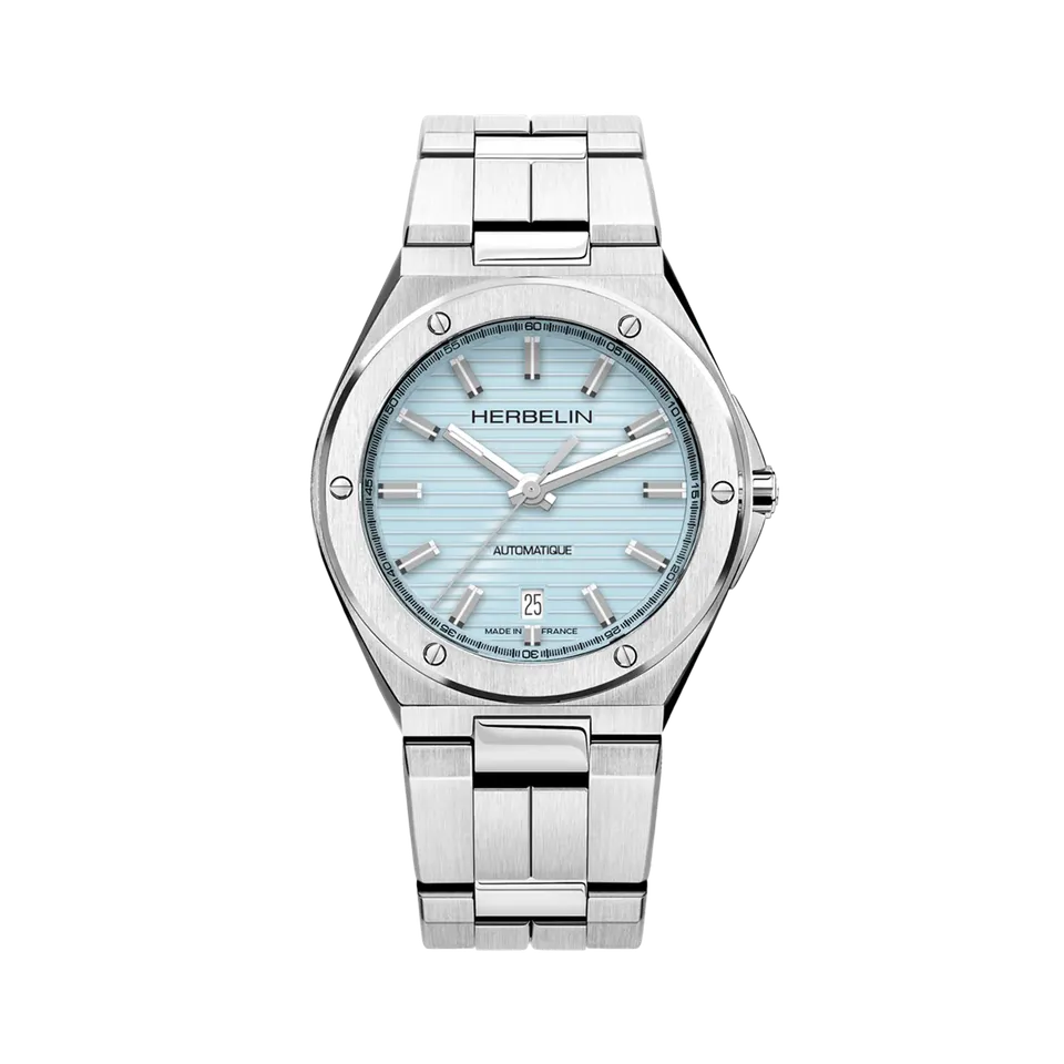 herbelin-cap-camarat-automatique-montre-homme-acier-40-5-mm-bleu-arctique image 1