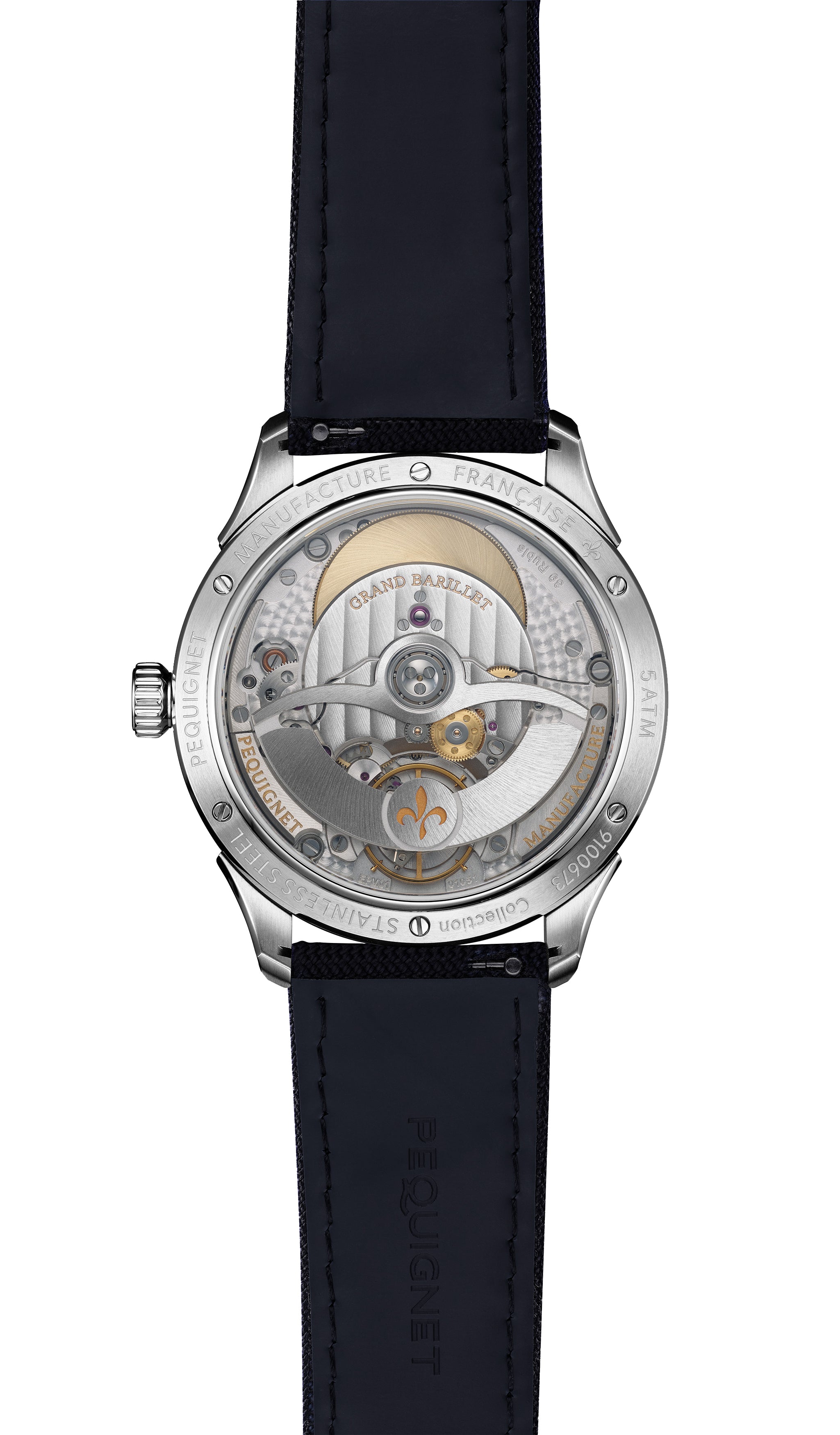 pequignet-royale-paris-montre-39-5-mm-corail-calibre-royal image 2