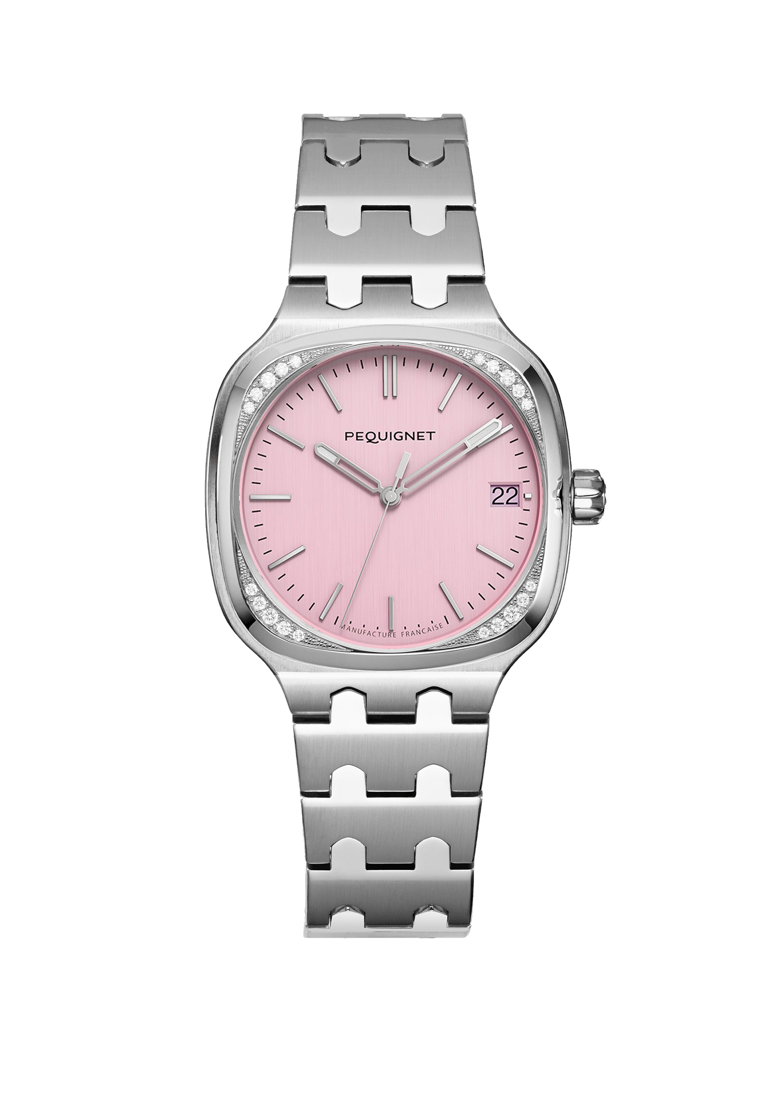 pequignet-concorde-rose-20-diamants-montre-sport-chic-calibre-initial image 1