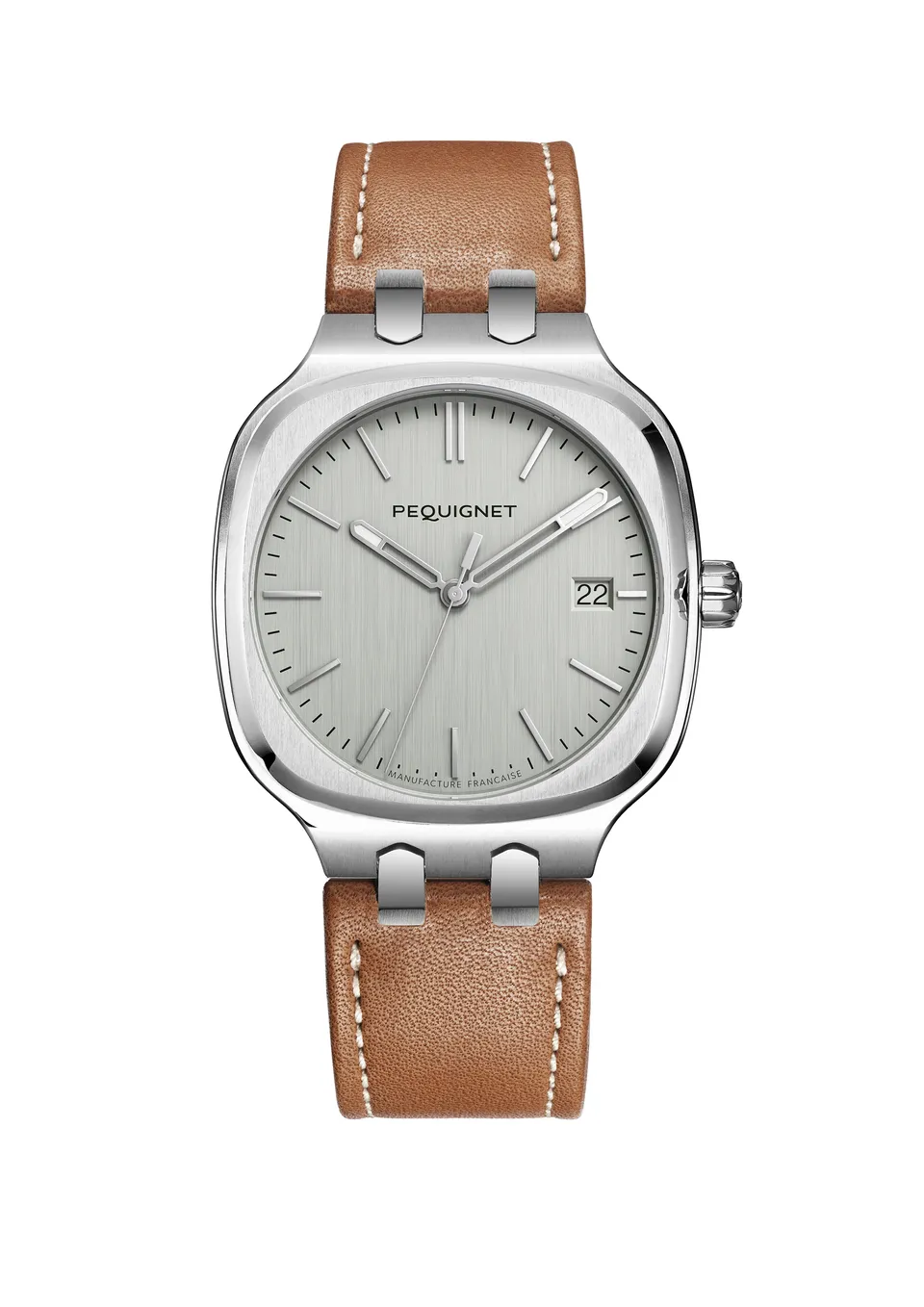 pequignet-concorde-40-mm-montre-femme-sport-chic-acier-cadran-argent-calibre-ini image 1