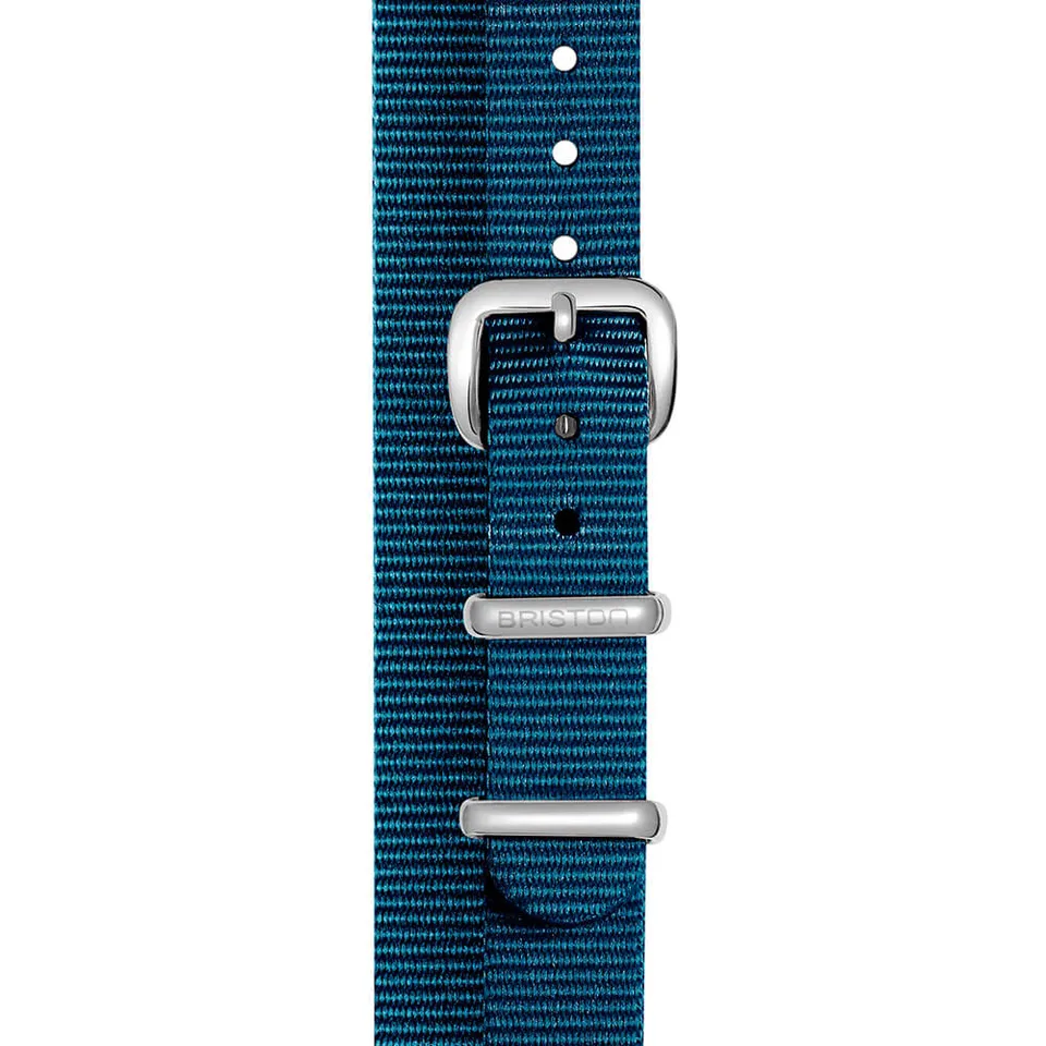 briston-bracelet-nato-bleu-paon-12-mm-nylon-clubmaster-lady image 1
