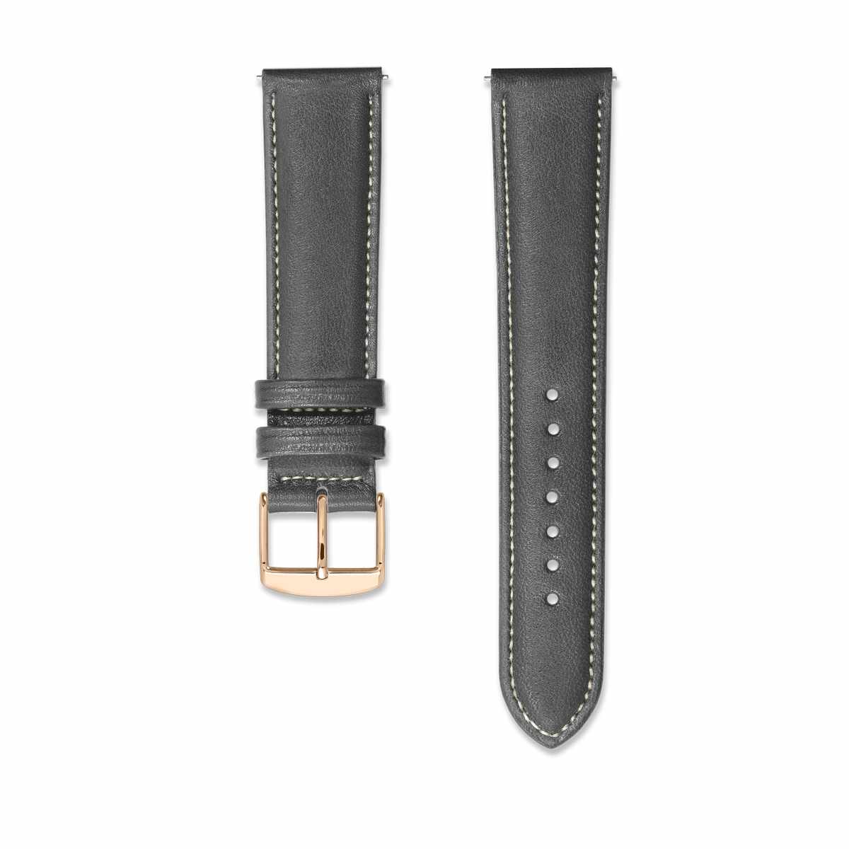 charlie-paris-bracelet-montre-cuir-gris-20mm-coutures-crues image 2