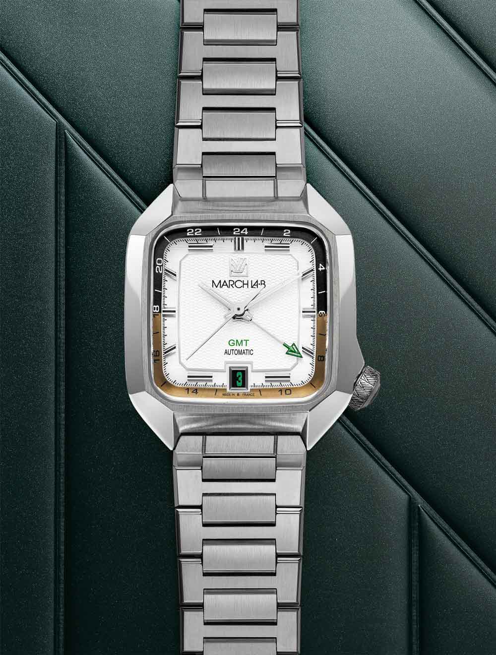 march-la-b-am2-slim-gmt-automatique-shelter-36-mm-montre-homme-gmt-cadran-noir image 1
